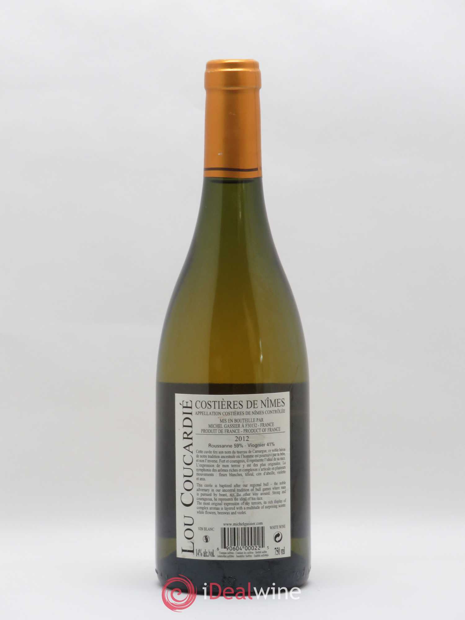 Costières de Nîmes Lou Coucardié Michel Gassier (sans prix de réserve) 2012 - Posten von 1 Flasche - 1