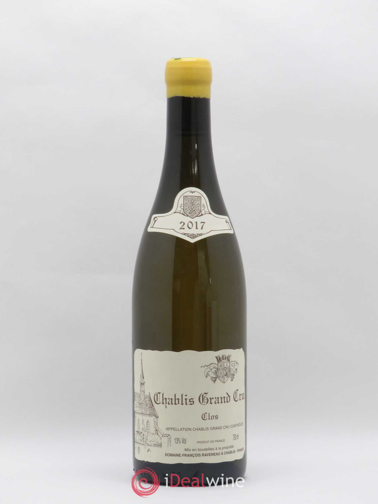 Chablis Grand Cru Clos Raveneau (Domaine) 2017 - Lot de 1 bouteille - 0