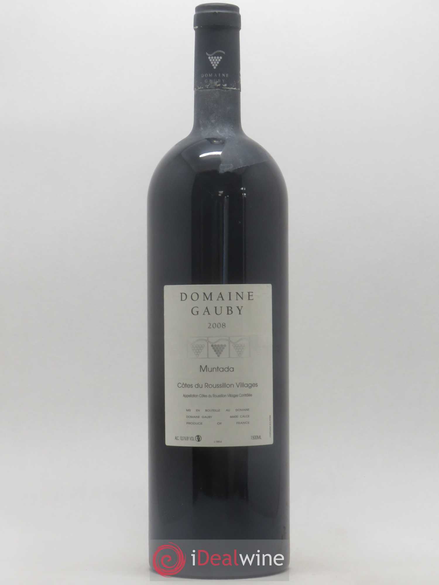 Côtes Catalanes (anciennement Côtes du Roussillon Villages) La Muntada Gauby (Domaine) 2008 - Lot de 1 magnum - 0