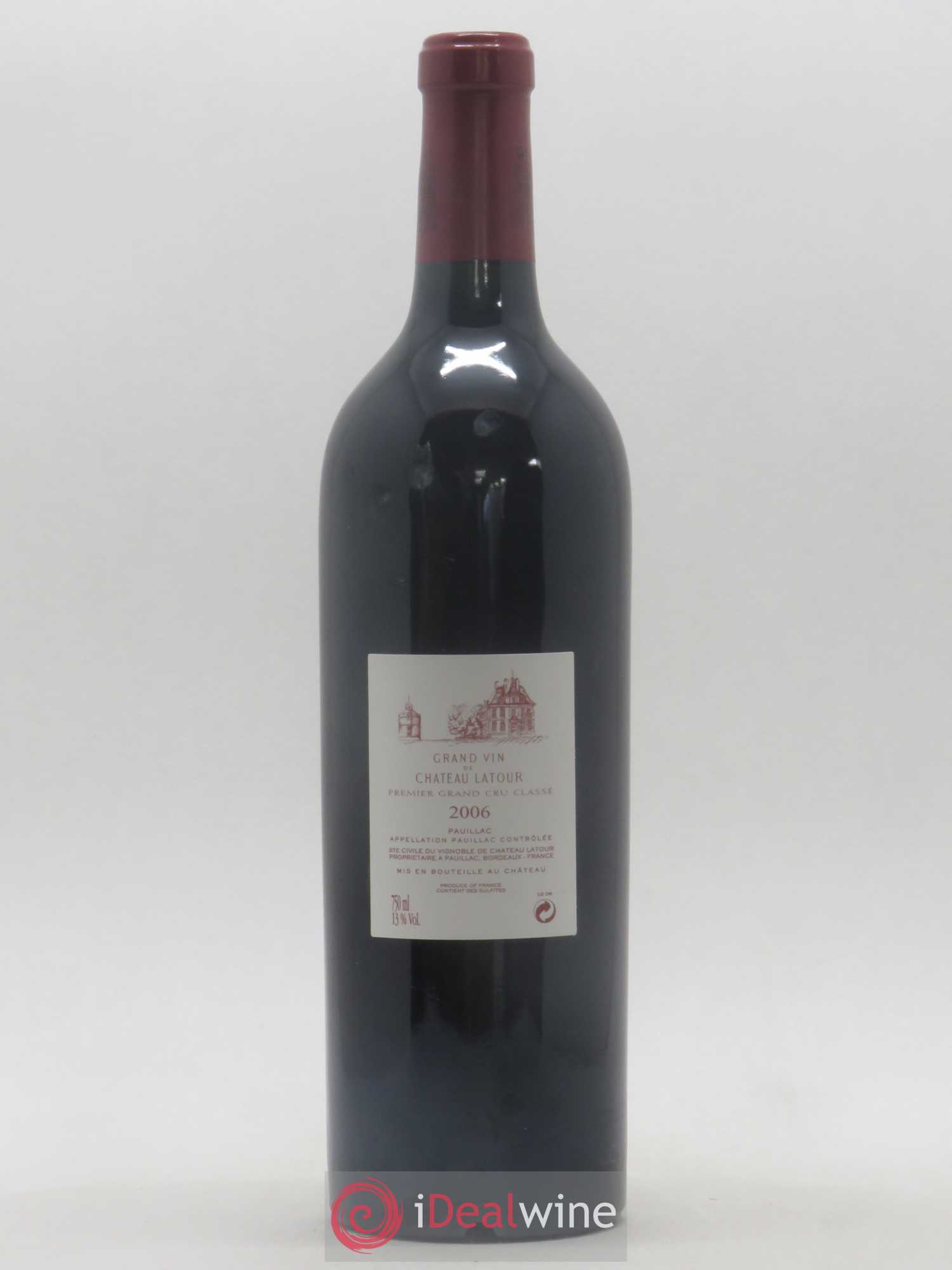 Château Latour 1er Grand Cru Classé 2006 - Lot de 1 bouteille - 1