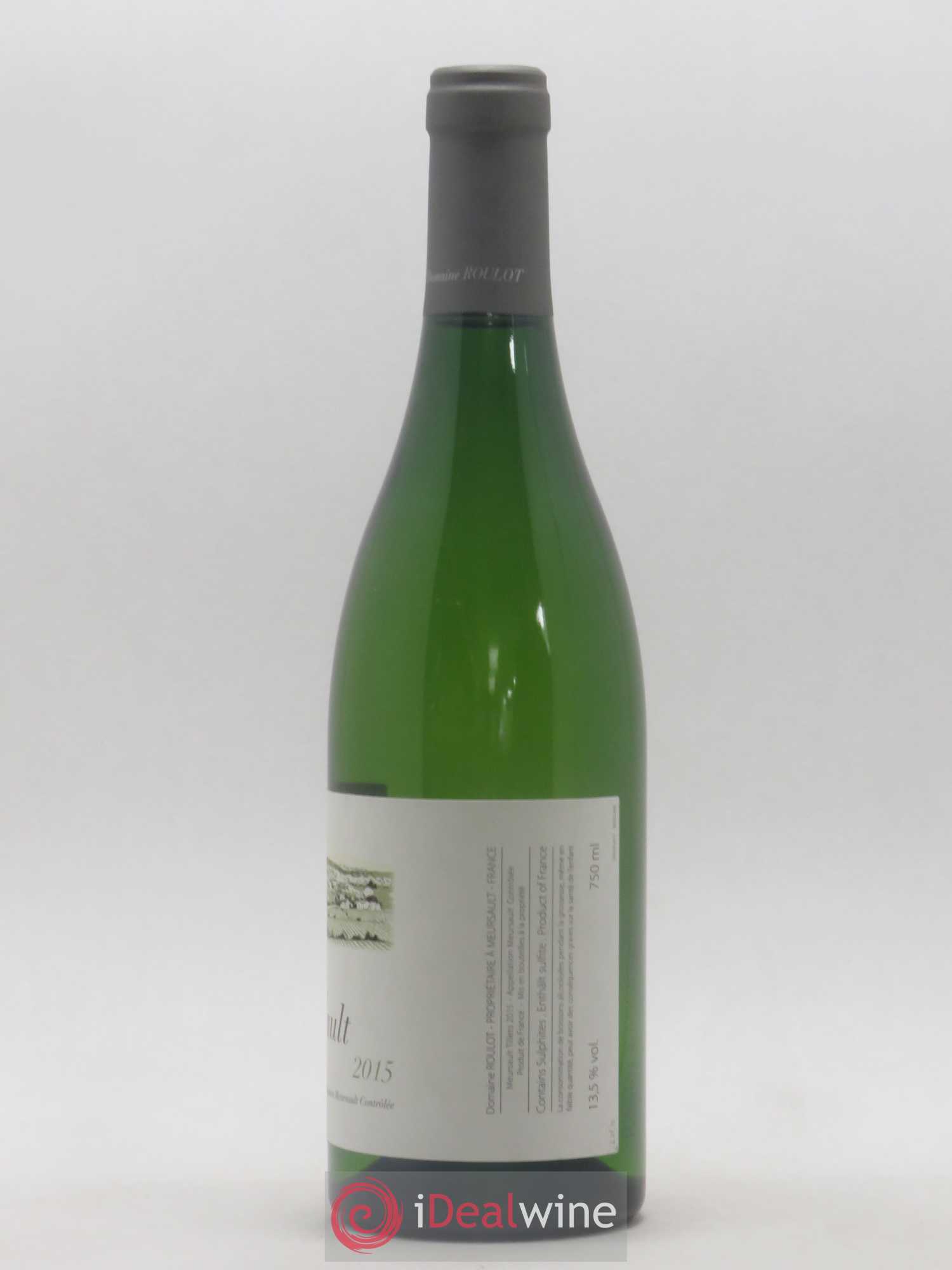 Meursault Les Tillets Roulot (Domaine) 2015 - Lot de 1 bouteille - 1