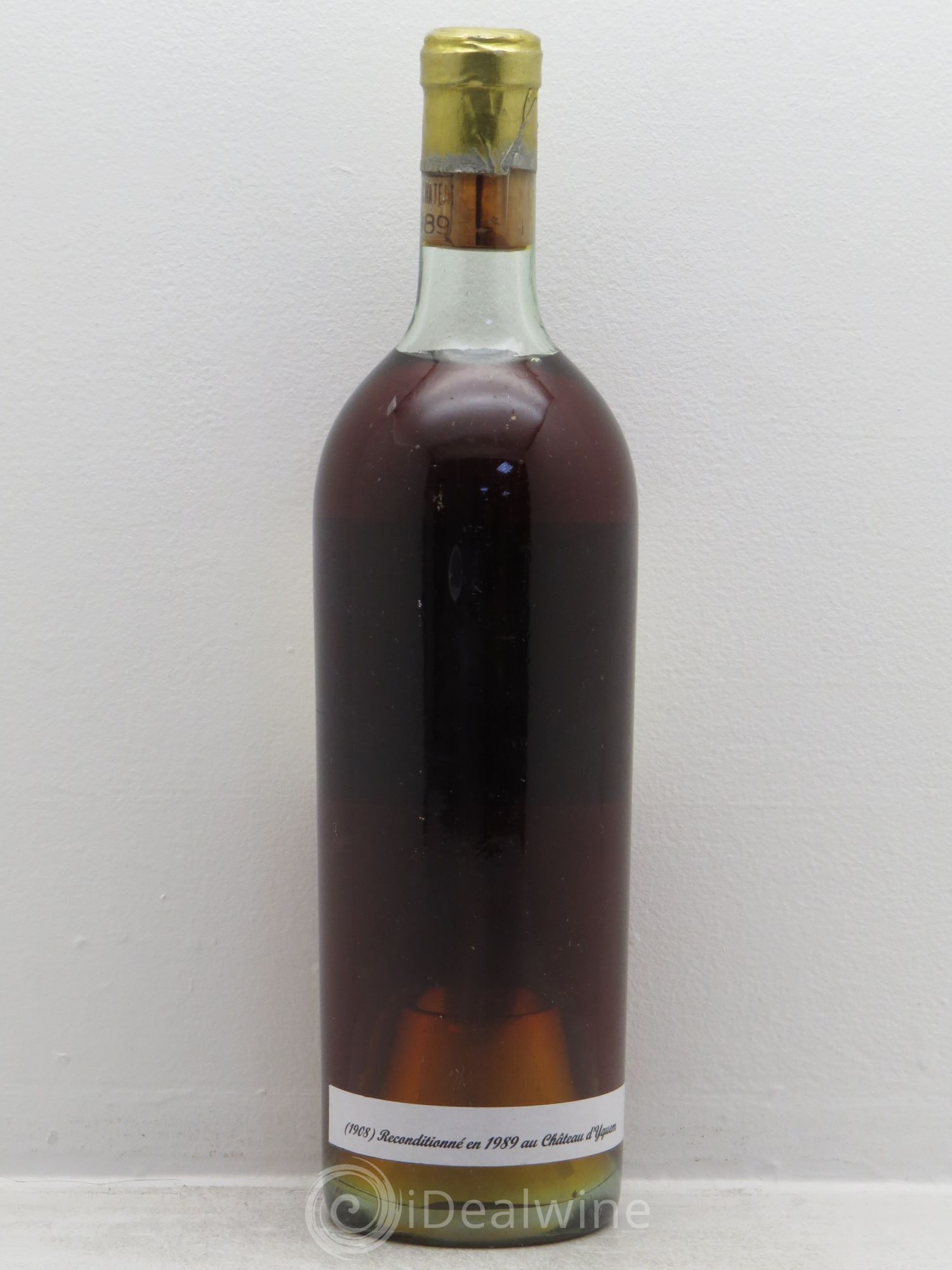 Château d' Yquem 1er Cru Classé Supérieur 1908 - Lotto di 1 bottiglia - 1
