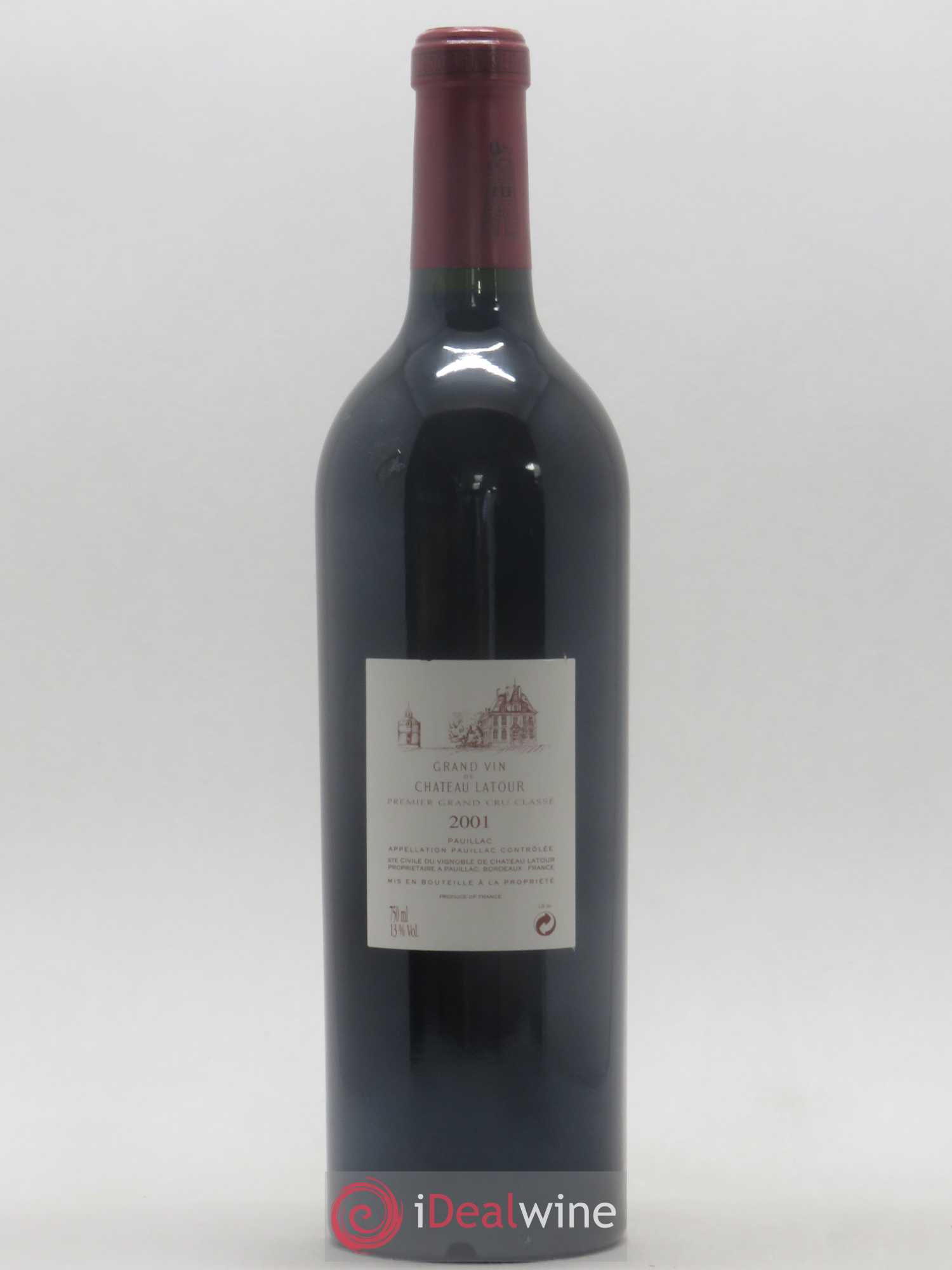 Château Latour 1er Grand Cru Classé 2001 - Lot de 1 bouteille - 1