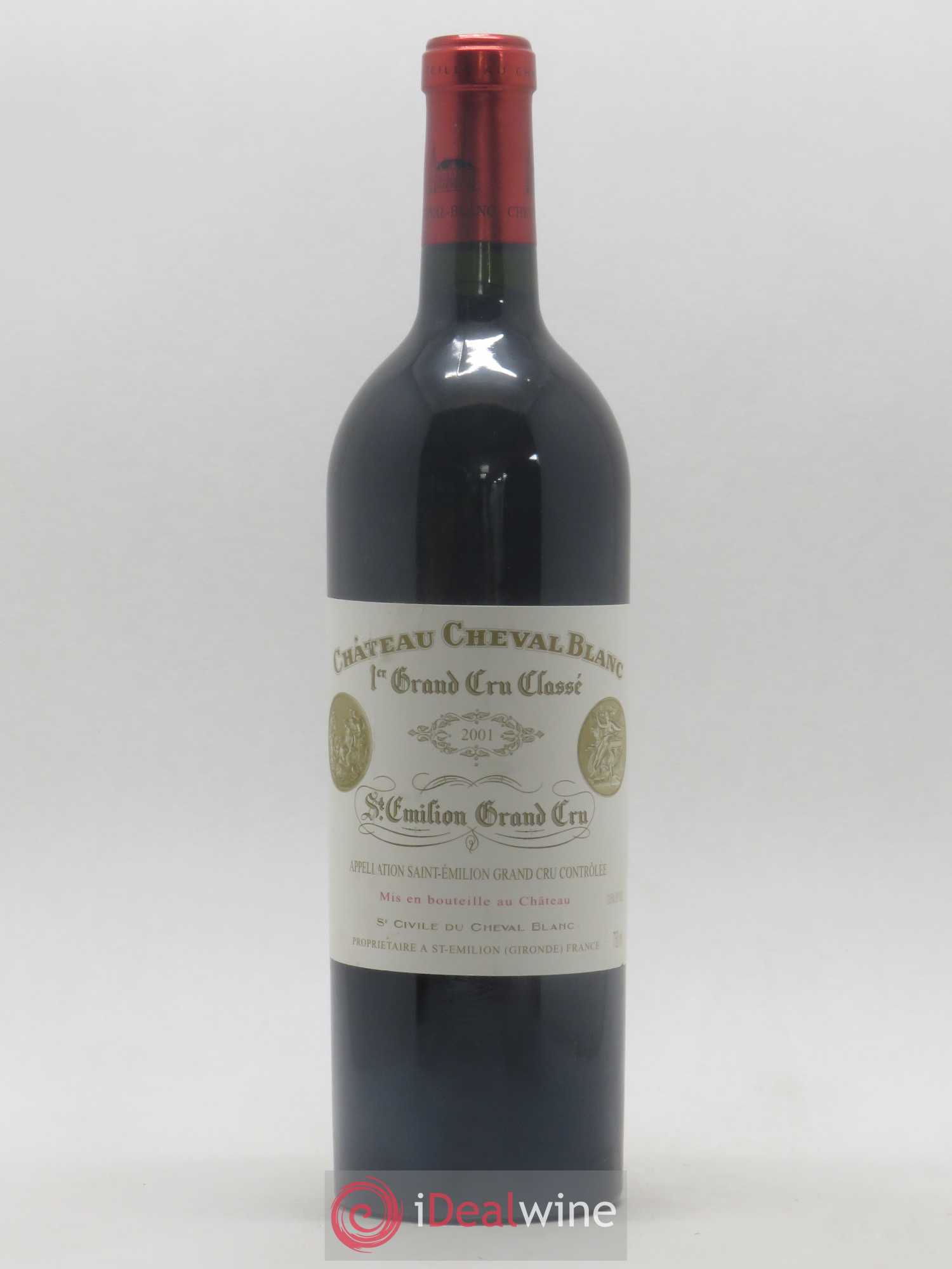 Château Cheval Blanc 1er Grand Cru Classé A 2001 - Lot de 1 bouteille - 0
