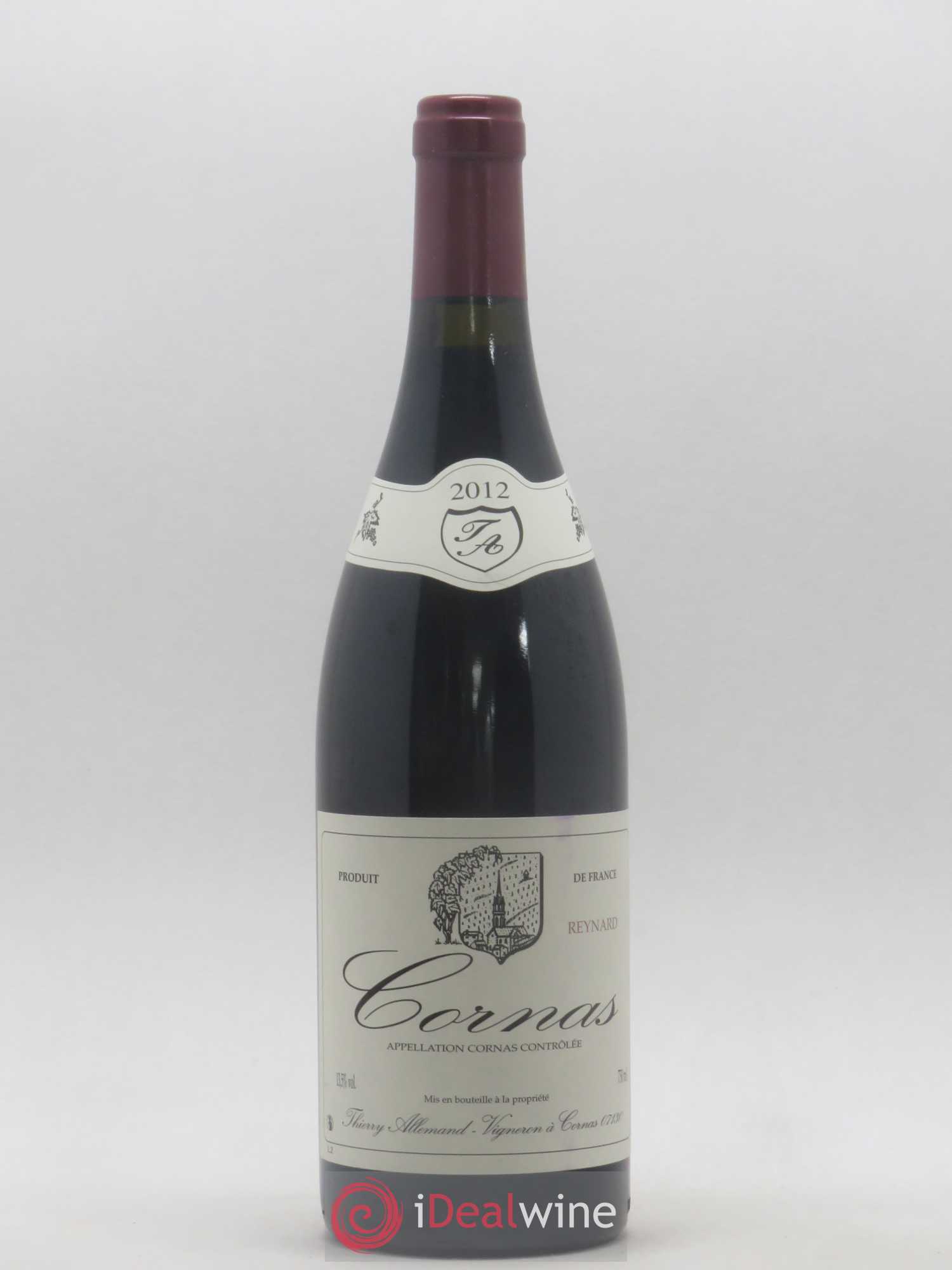 Cornas Reynard Thierry Allemand 2012 - Lot de 1 bouteille - 0