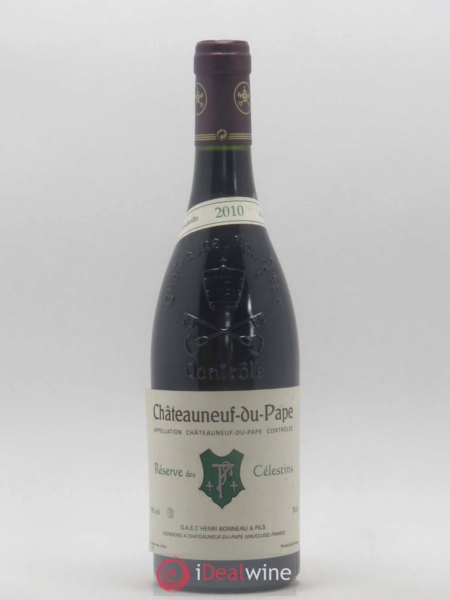 Châteauneuf-du-Pape Réserve des Célestins Henri Bonneau & Fils 2010 - Lot de 1 bouteille - 0