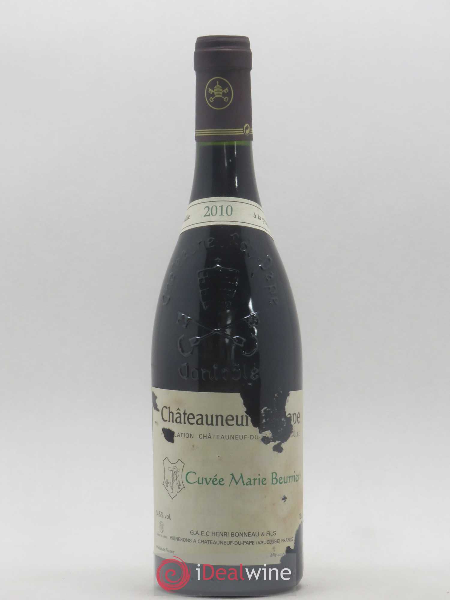 Châteauneuf-du-Pape Marie Beurrier Henri Bonneau & Fils 2010 - Lot de 1 bouteille - 0