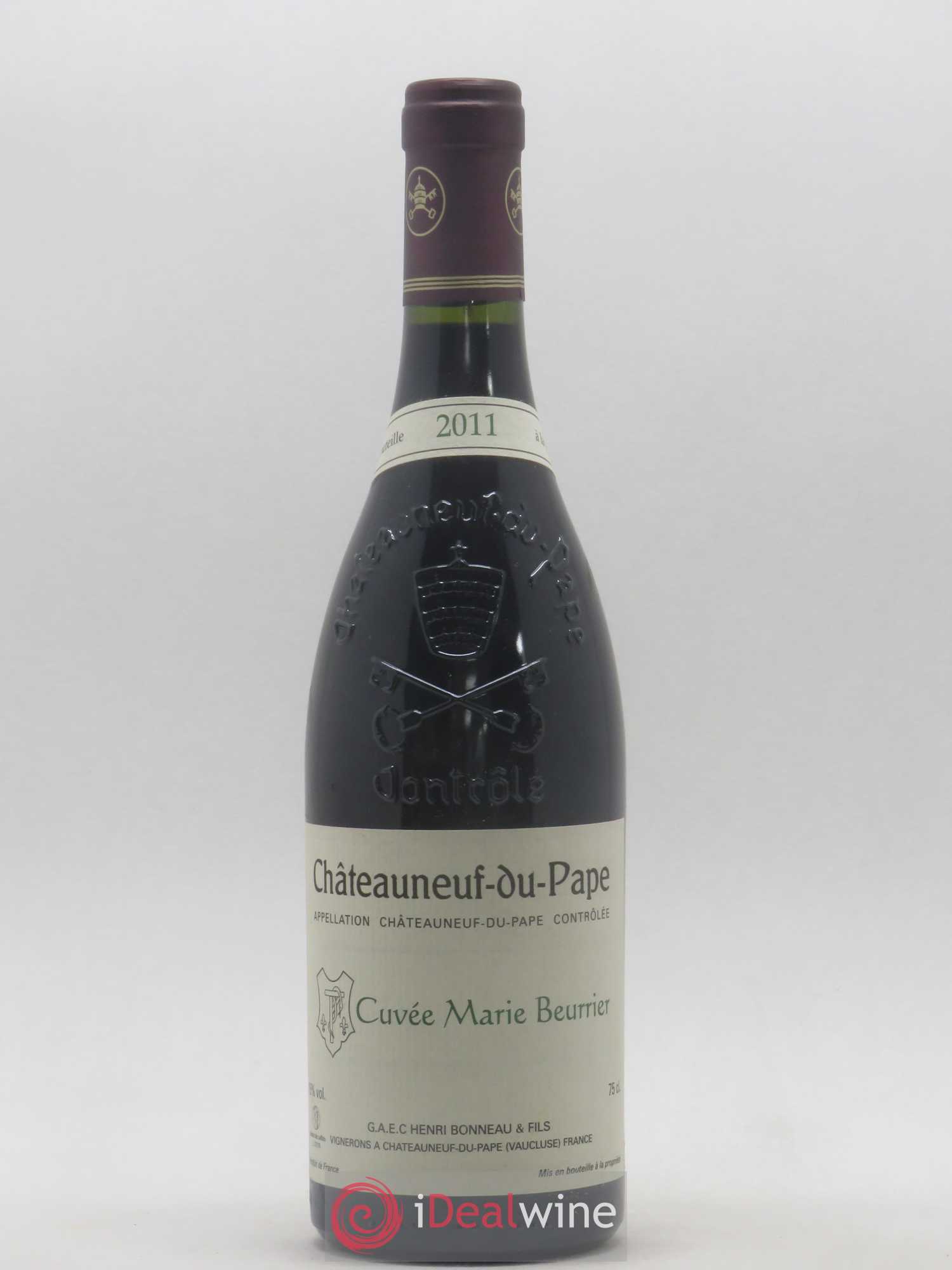 Châteauneuf-du-Pape Marie Beurrier Henri Bonneau & Fils 2011 - Lot de 1 bouteille - 0