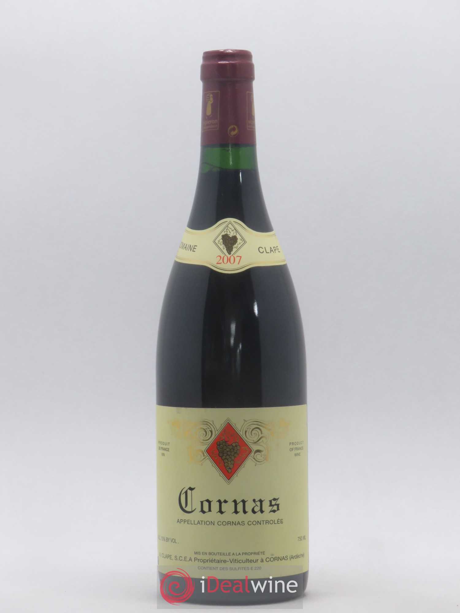 Cornas Auguste Clape 2007 - Lot de 1 bouteille - 0