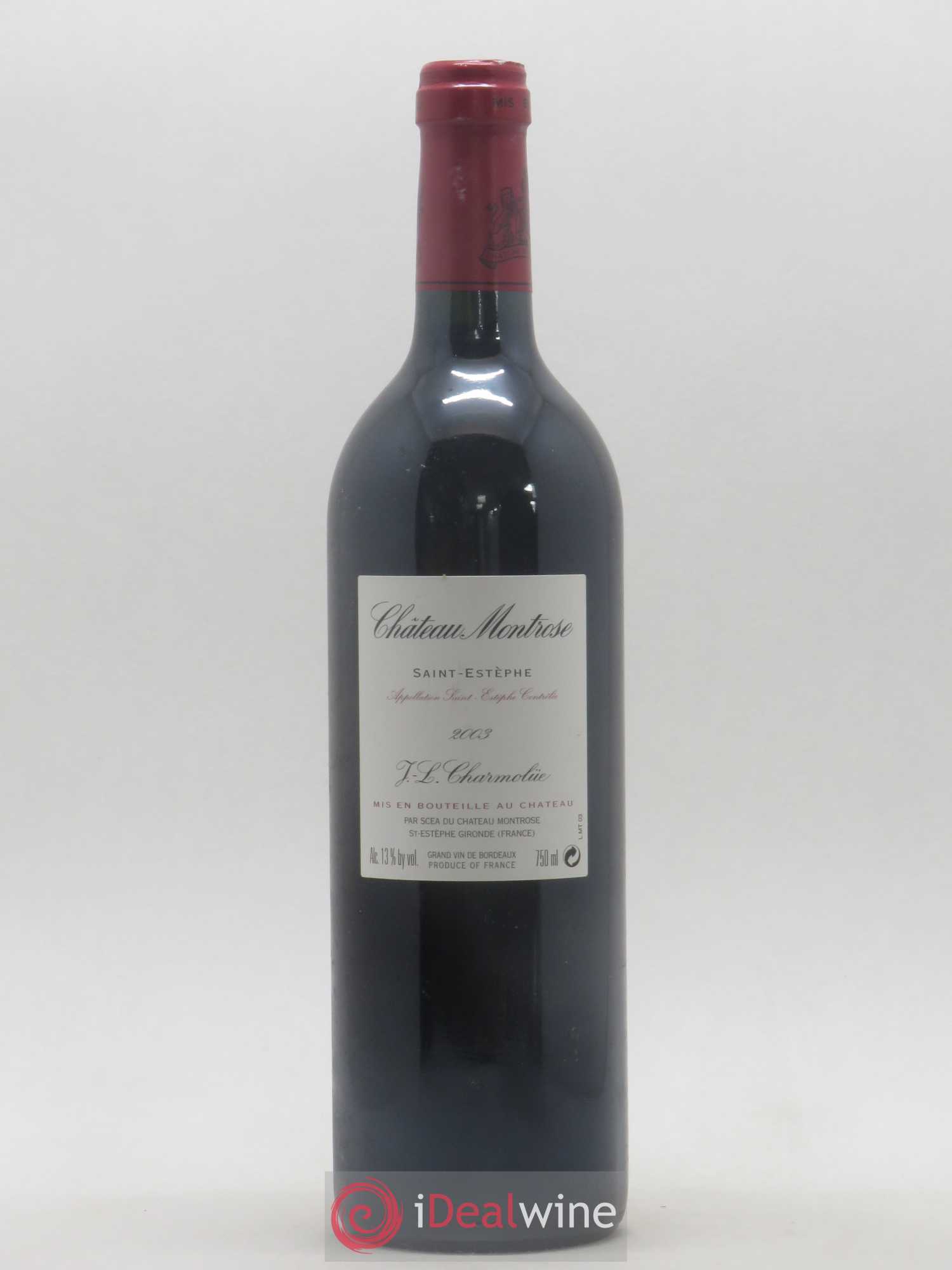 Château Montrose 2ème Grand Cru Classé 2003 - Lot de 1 bouteille - 1