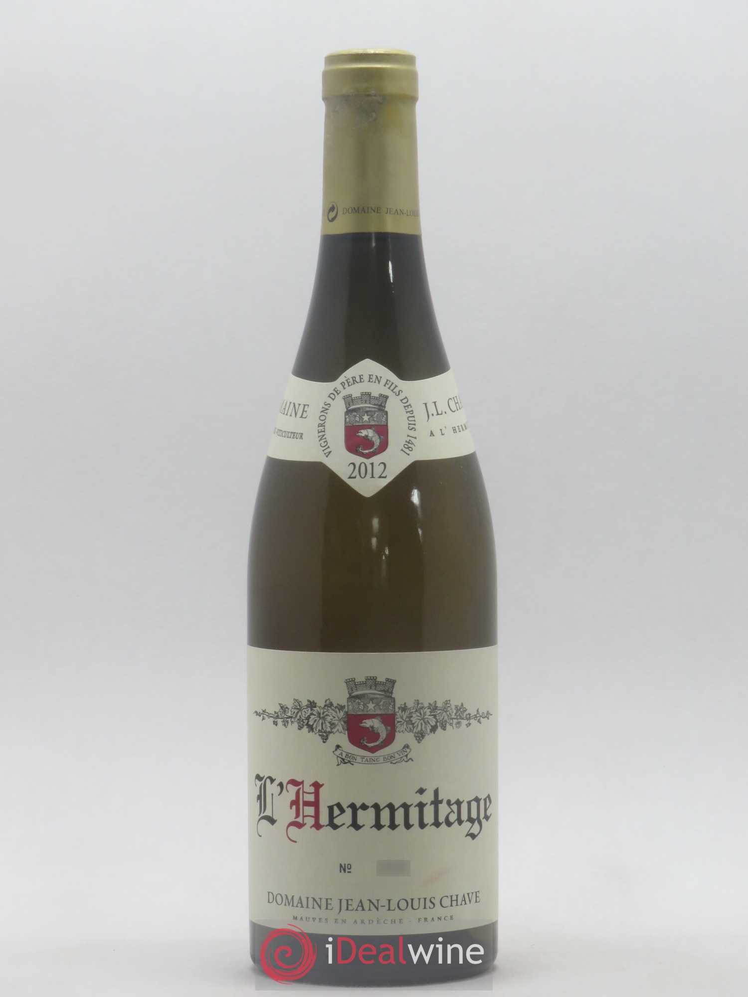 Hermitage Jean-Louis Chave 2012 - Lot de 1 bouteille - 0