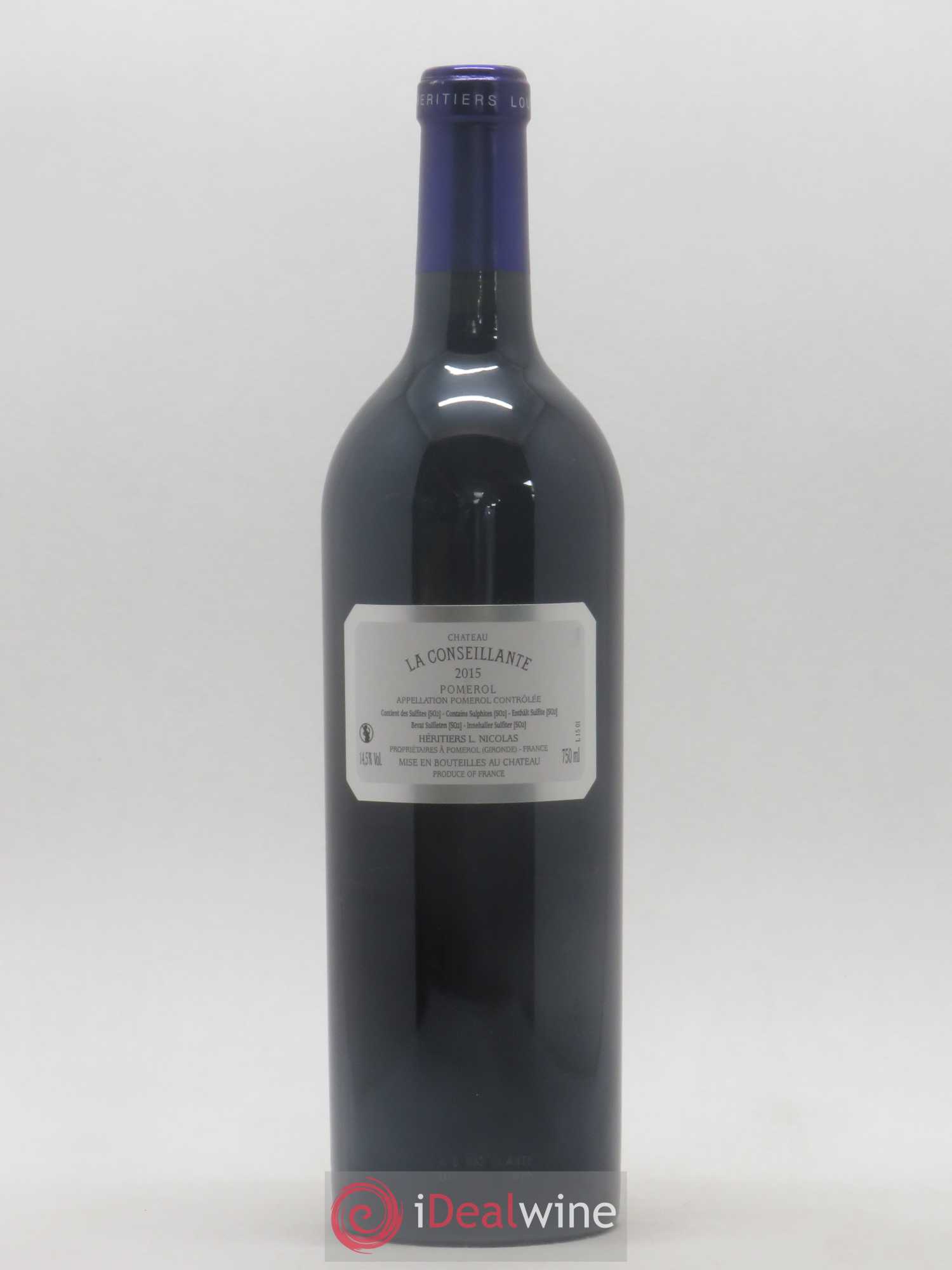 Château la Conseillante 2015 - Lot de 1 bouteille - 1