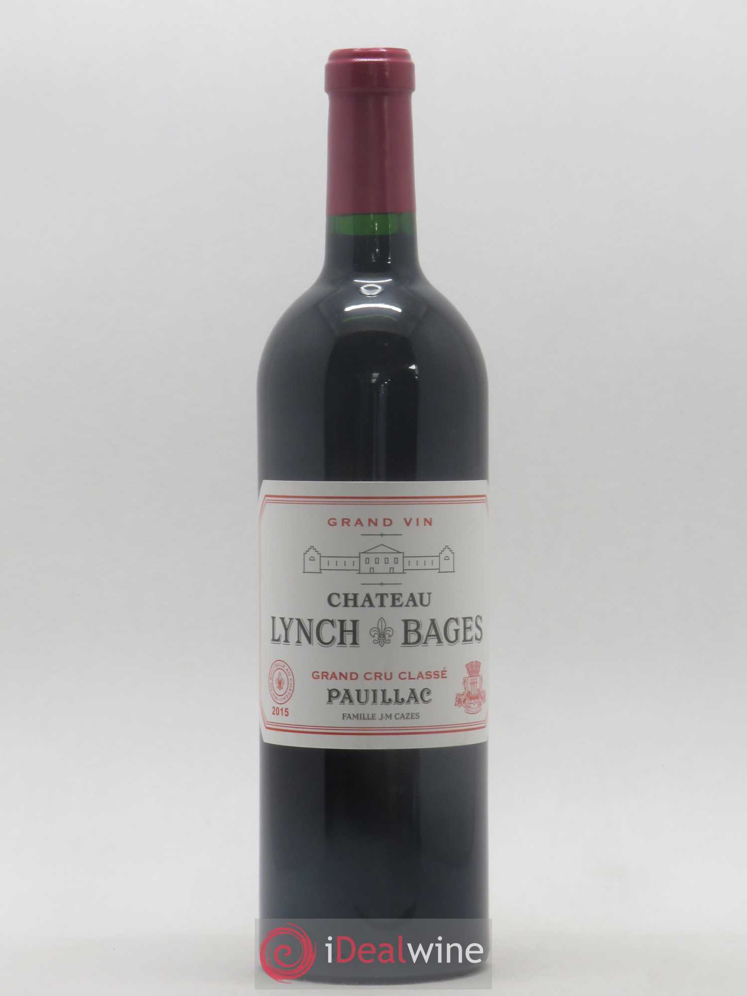 Château Lynch Bages 5ème Grand Cru Classé 2015 - Lot de 1 bouteille - 0