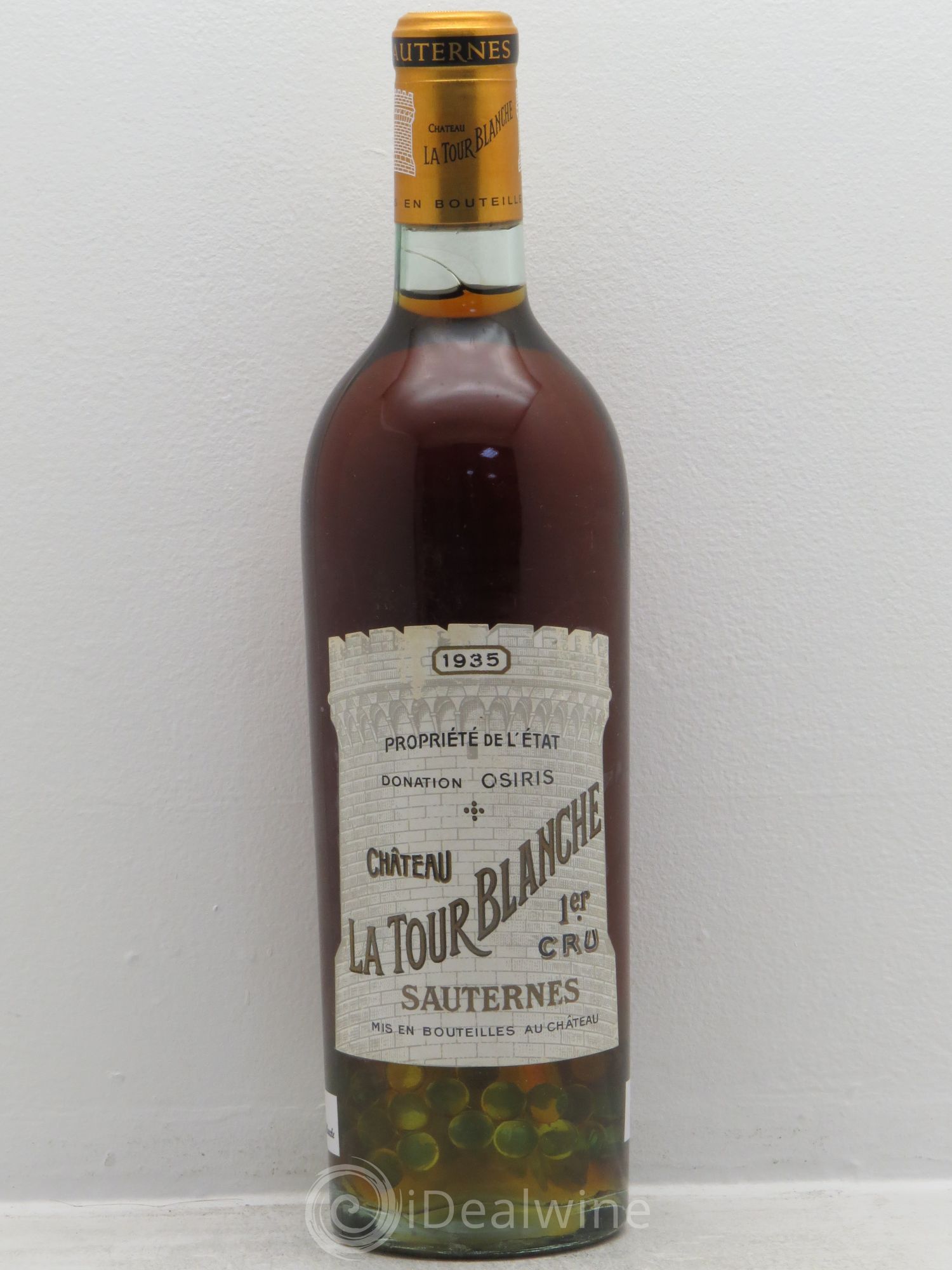 Château la Tour Blanche 1er Grand Cru Classé 1935 - Lotto di 1 bottiglia - 0