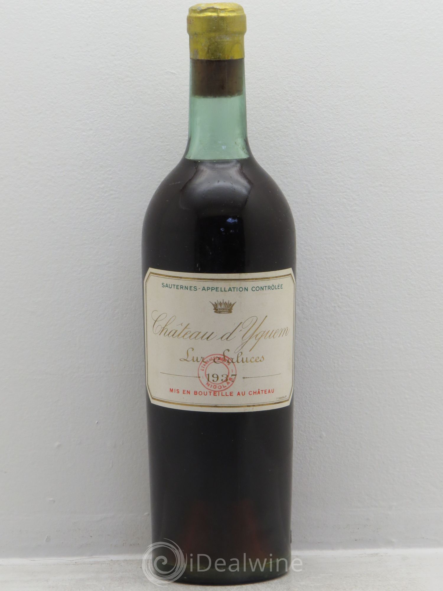 Château d' Yquem 1er Cru Classé Supérieur 1937 - Lotto di 1 bottiglia - 0