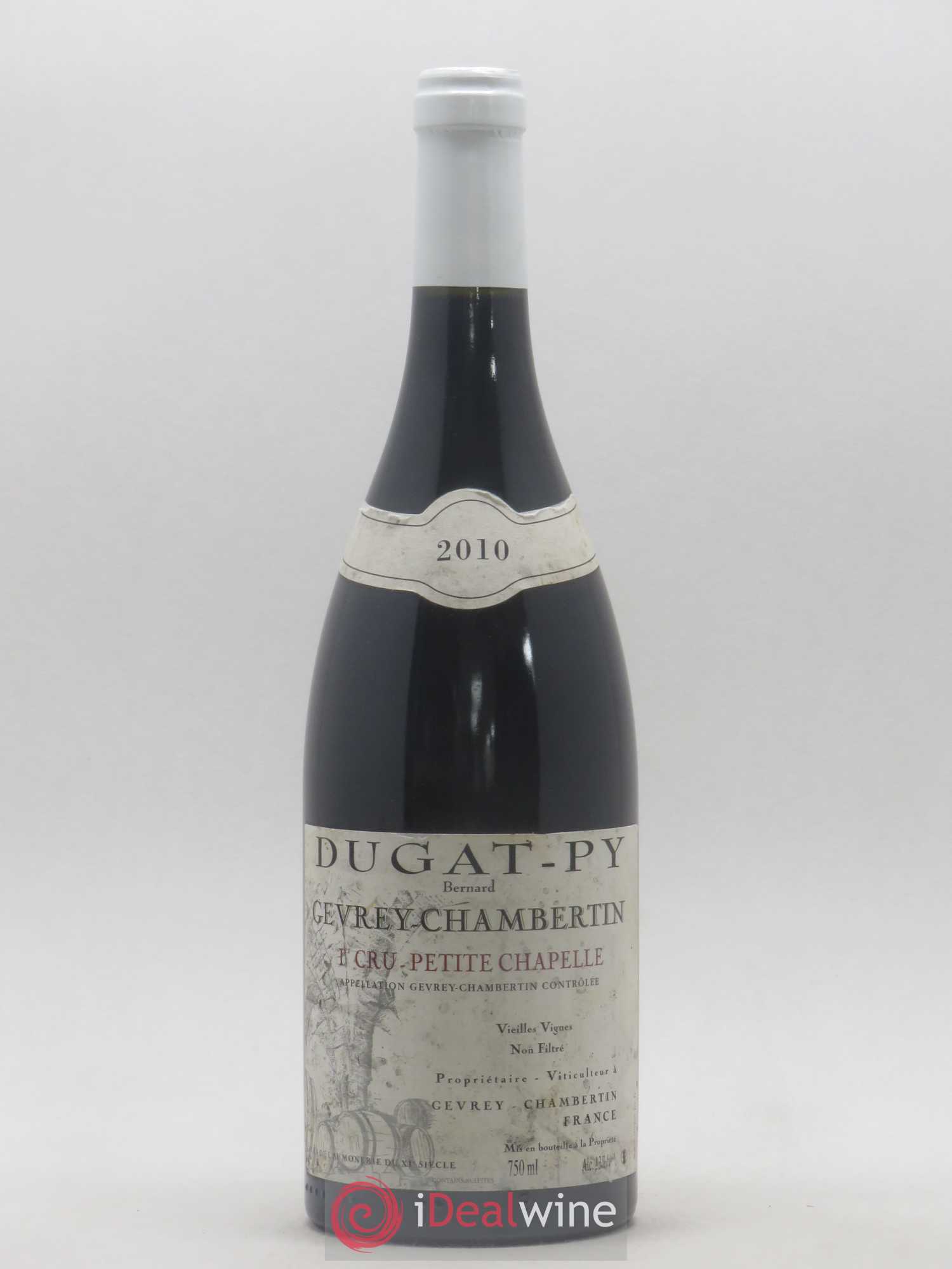 Gevrey-Chambertin 1er Cru Petite Chapelle Vieilles Vignes Dugat-Py 2010 - Lot de 1 bouteille - 0
