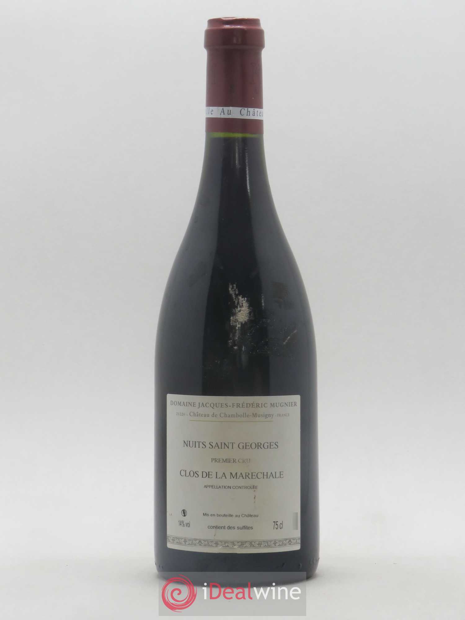 Nuits-Saint-Georges 1er Cru Clos de La Maréchale Jacques-Frédéric Mugnier 2009 - Lot de 1 bouteille - 1