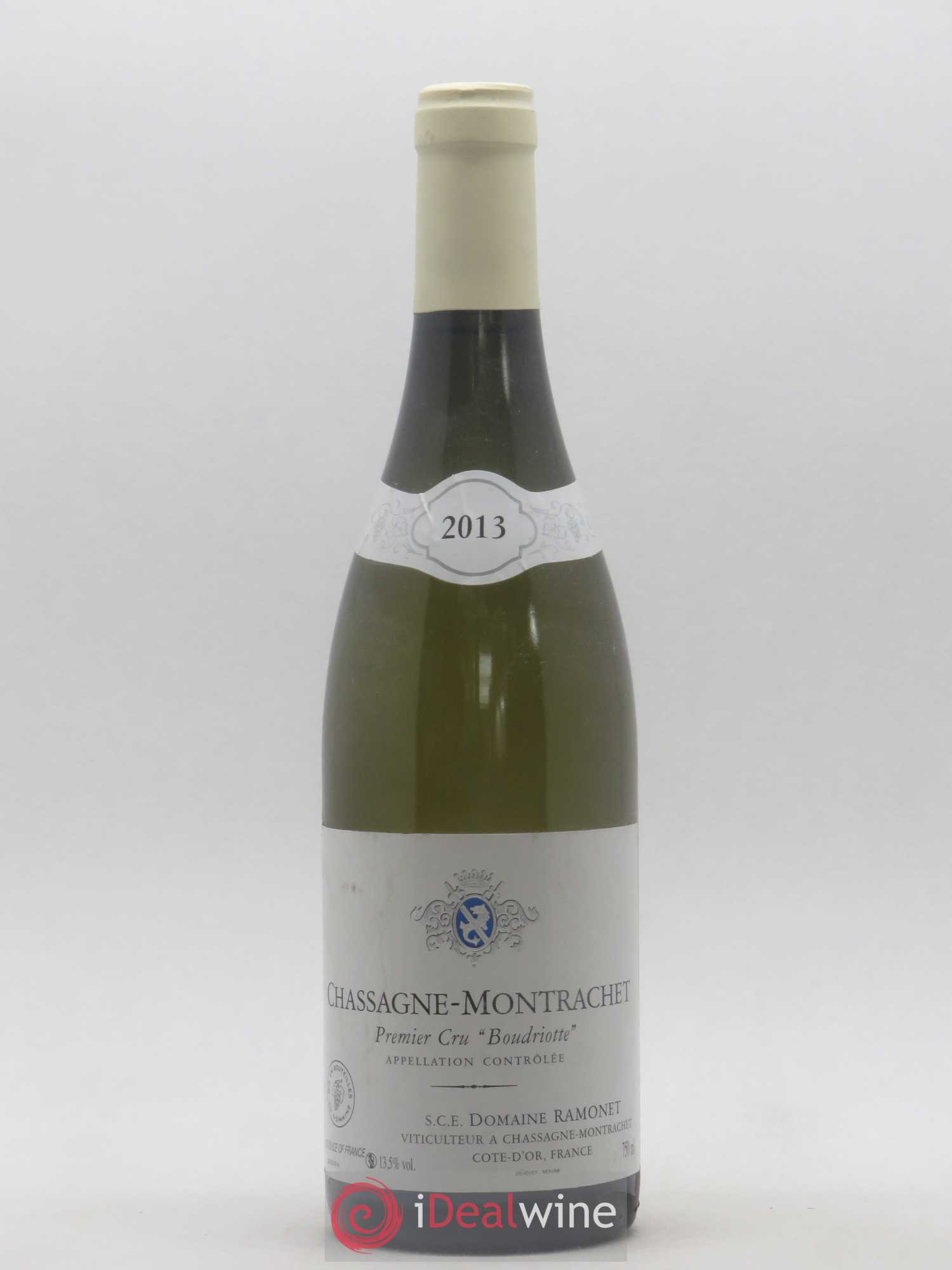 Chassagne-Montrachet 1er Cru Boudriotte Ramonet (Domaine) 2013 - Lot de 1 bouteille - 0