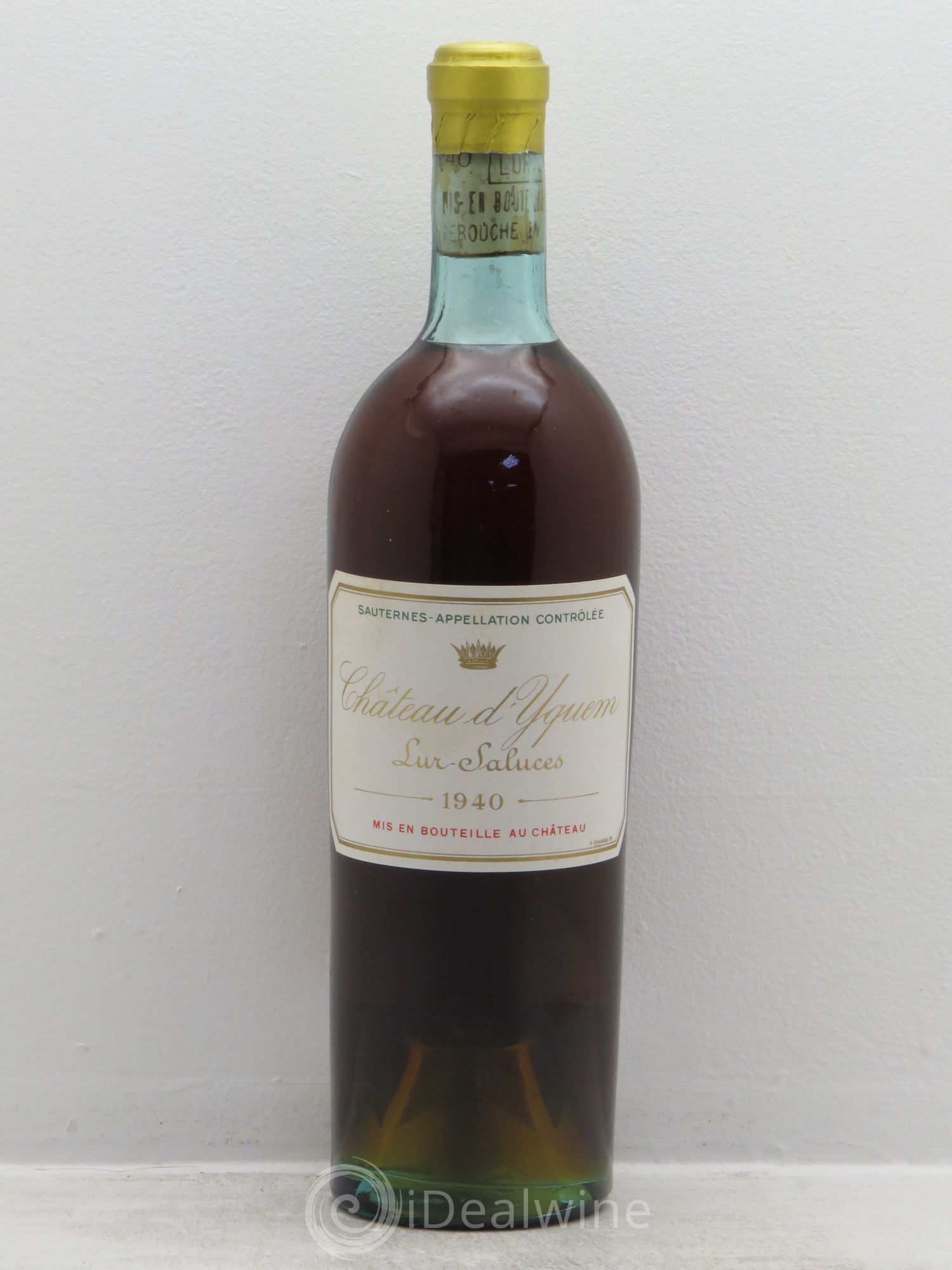 Château d' Yquem 1er Cru Classé Supérieur 1940 - Lotto di 1 bottiglia - 0