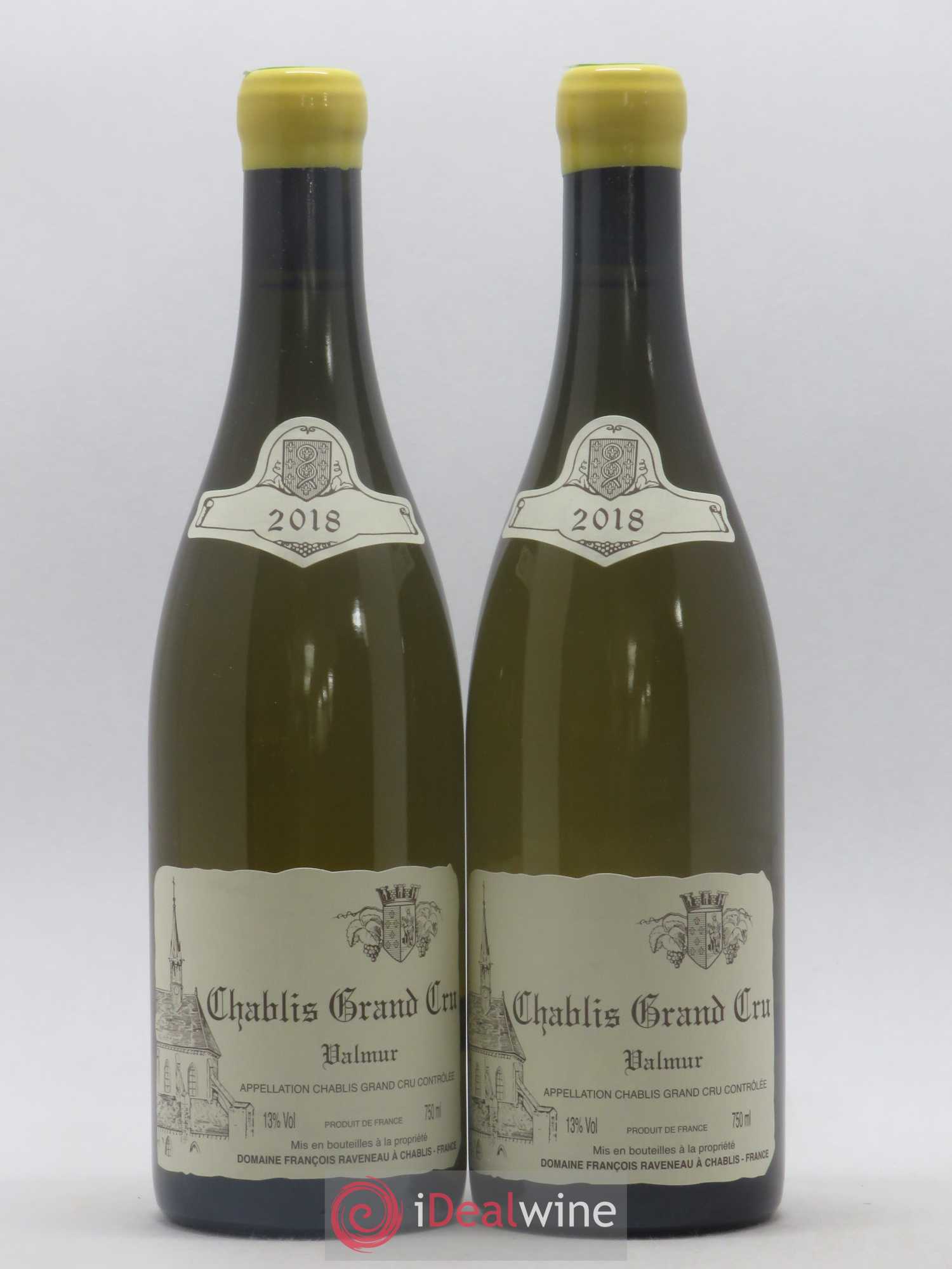Chablis Grand Cru Valmur Raveneau (Domaine) 2018 - Lot de 2 bouteilles - 0