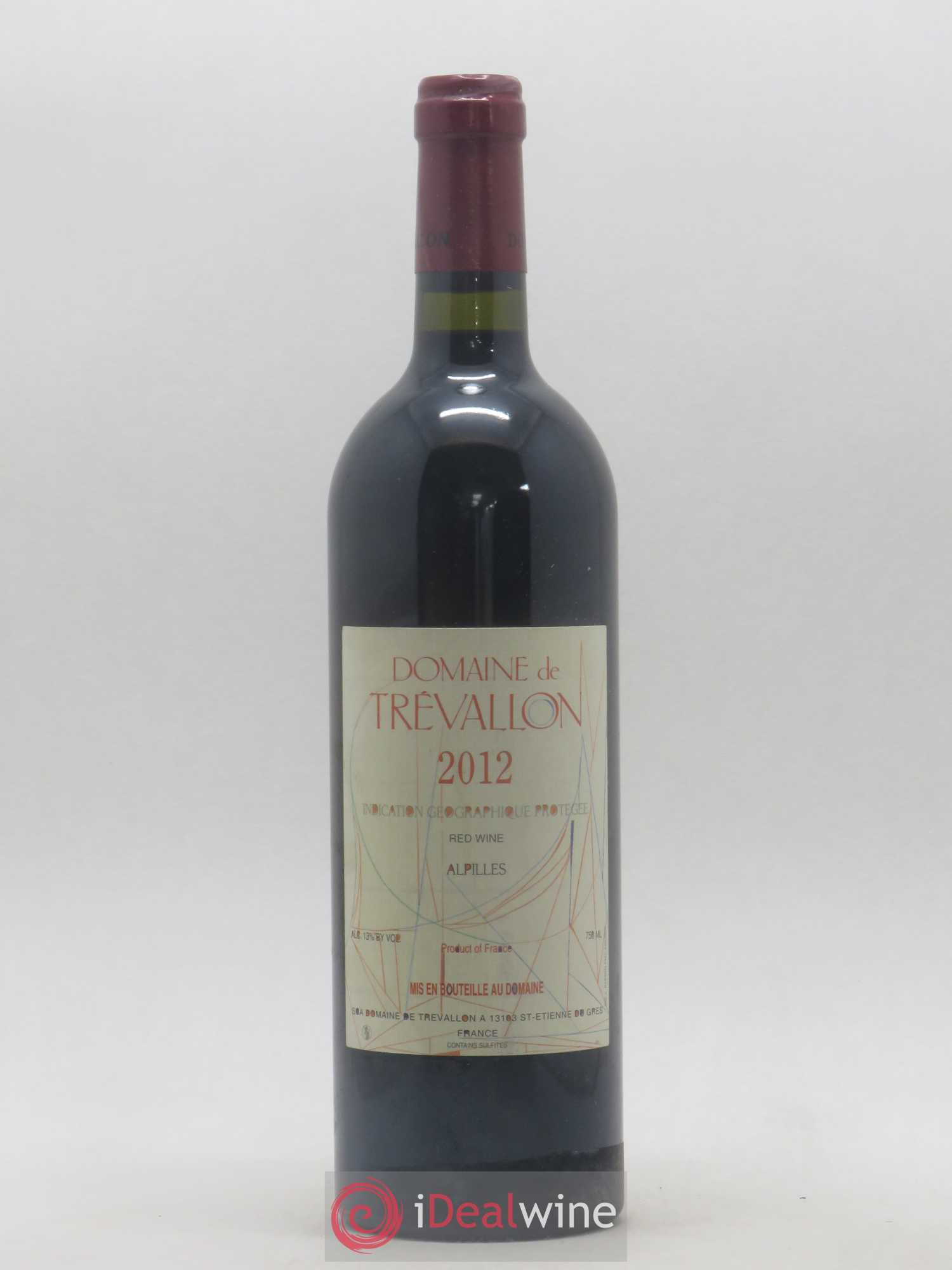 Alpilles Trévallon (Domaine de) Eloi Dürrbach 2012 - Lot de 1 bouteille - 0