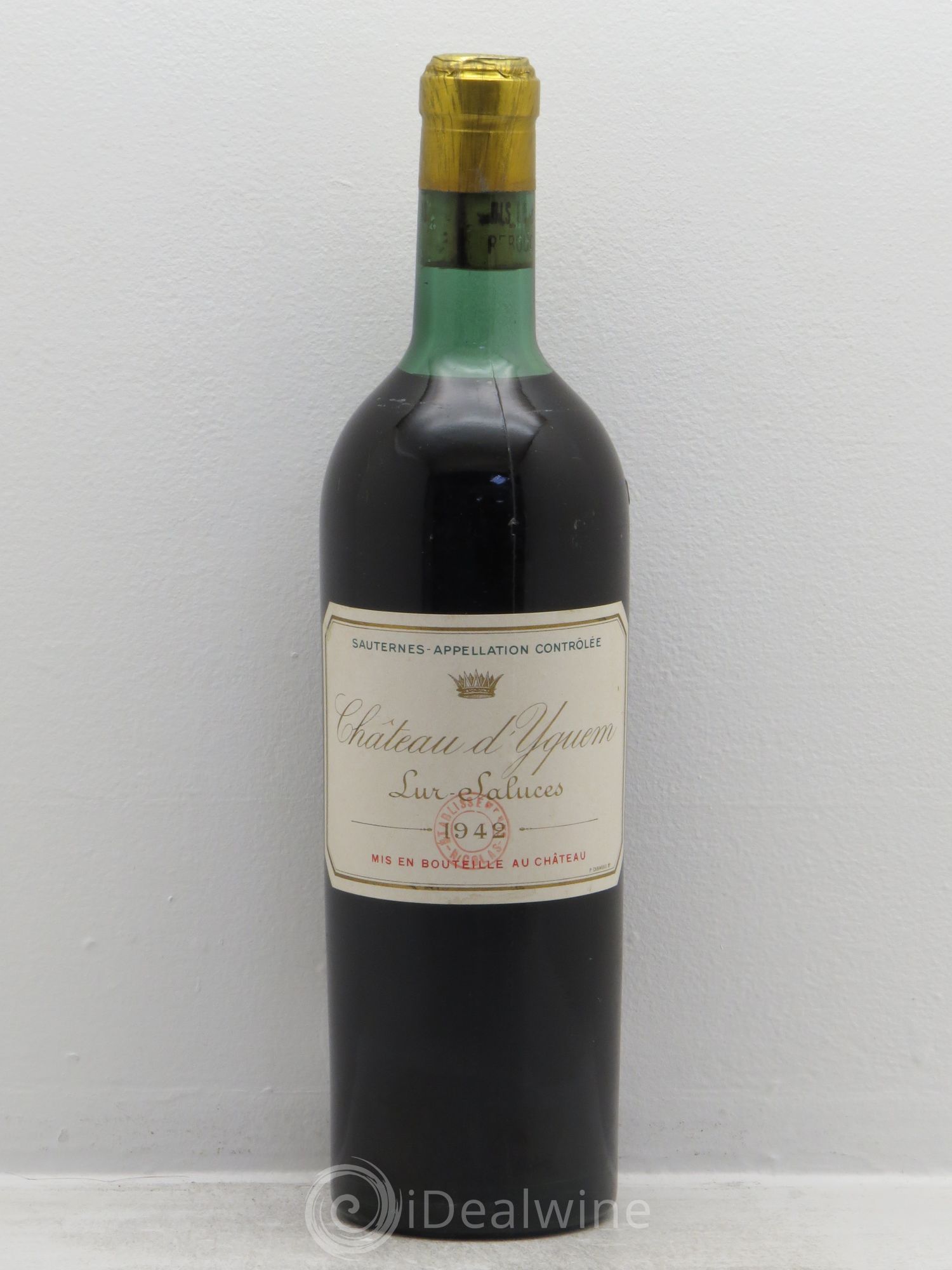 Château d' Yquem 1er Cru Classé Supérieur 1942 - Lotto di 1 bottiglia - 0