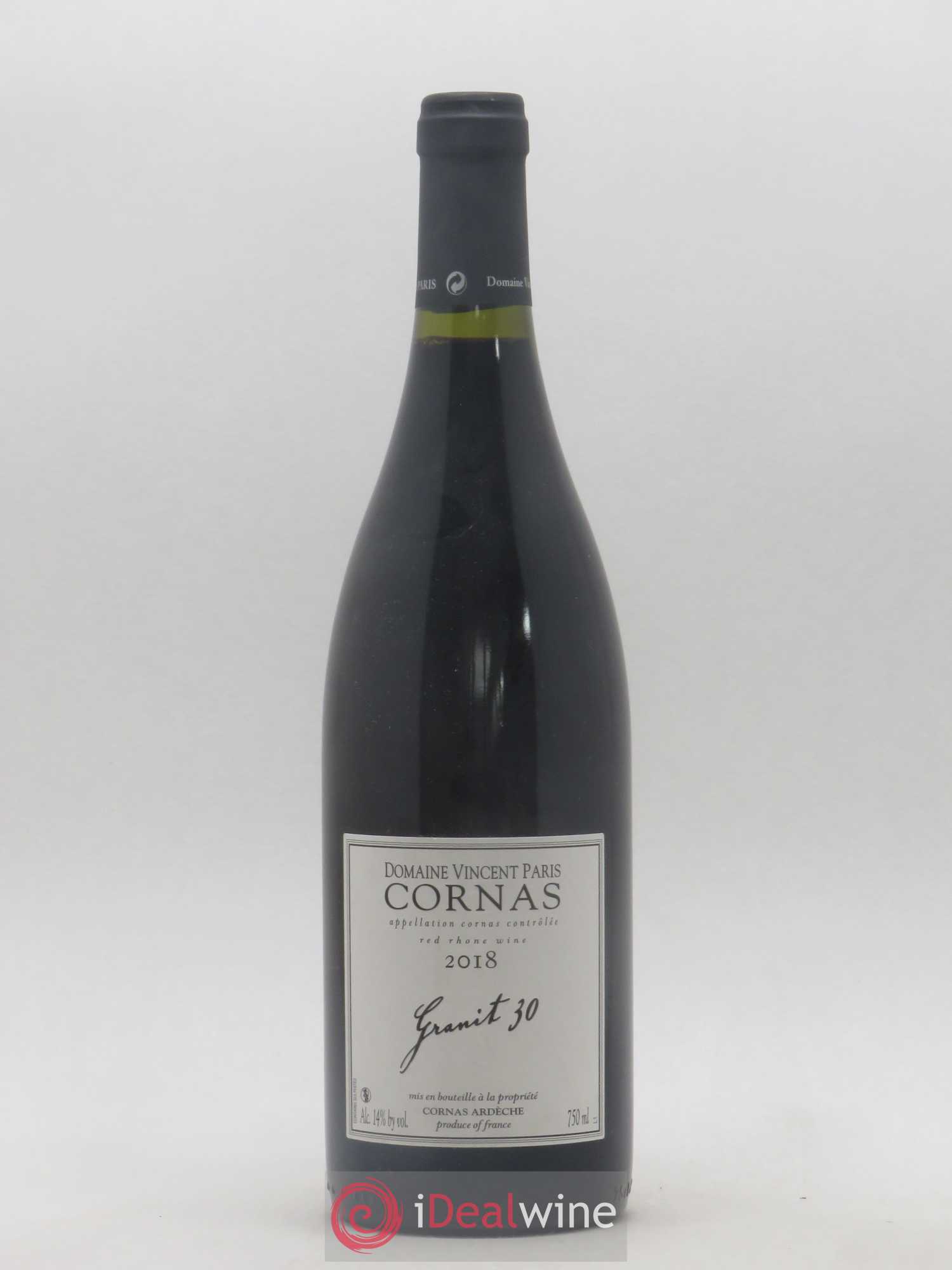 Cornas Granit 30 Vincent Paris (sans prix de réserve) 2018 - Lot de 1 bouteille - 0