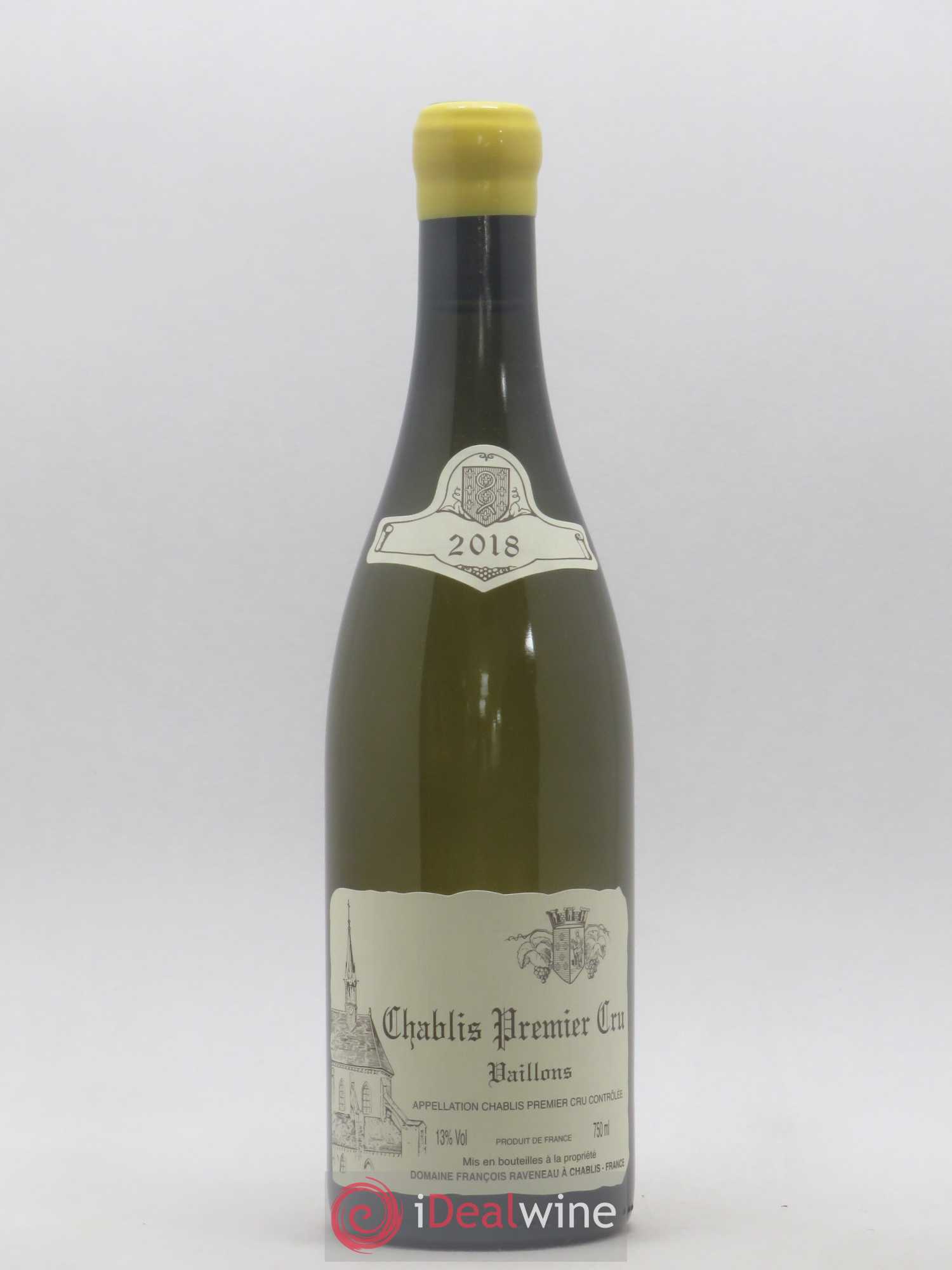 Chablis 1er Cru Vaillons Raveneau (Domaine) 2018 - Lot de 1 bouteille - 0