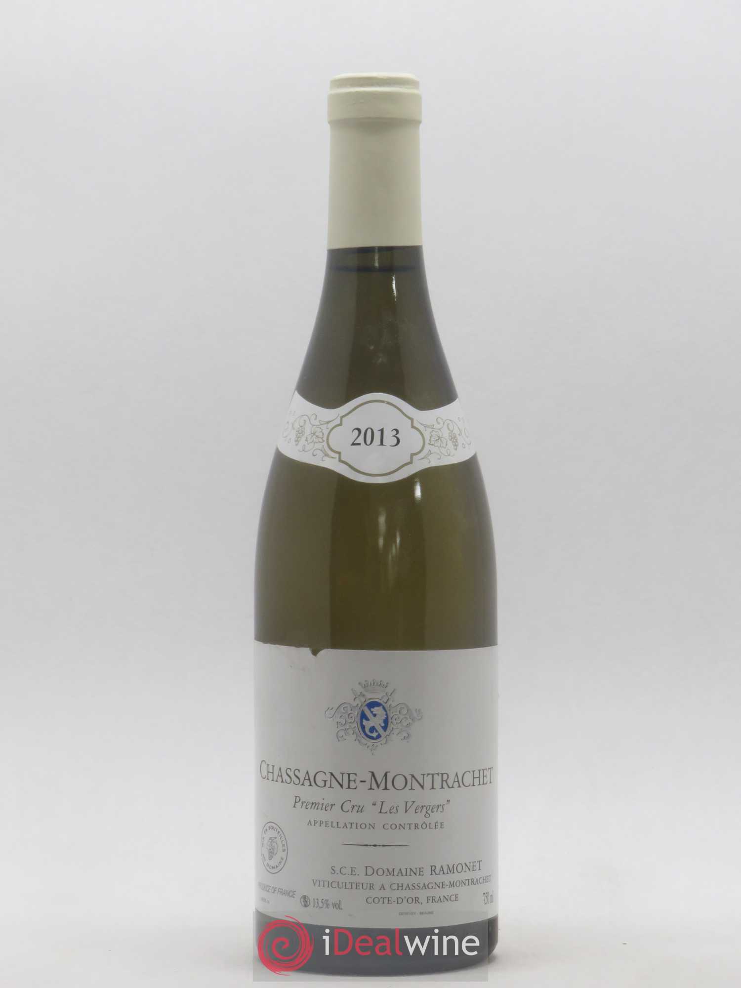 Chassagne-Montrachet 1er Cru Les Vergers Ramonet (Domaine) 2013 - Lot de 1 bouteille - 0