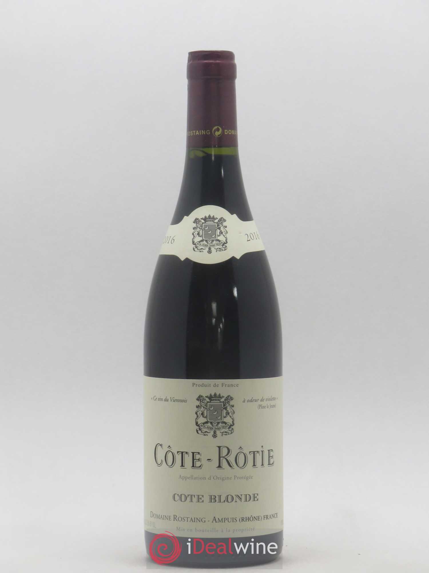 Côte-Rôtie Côte Blonde René Rostaing 2016 - Lot of 1 bottle - 0