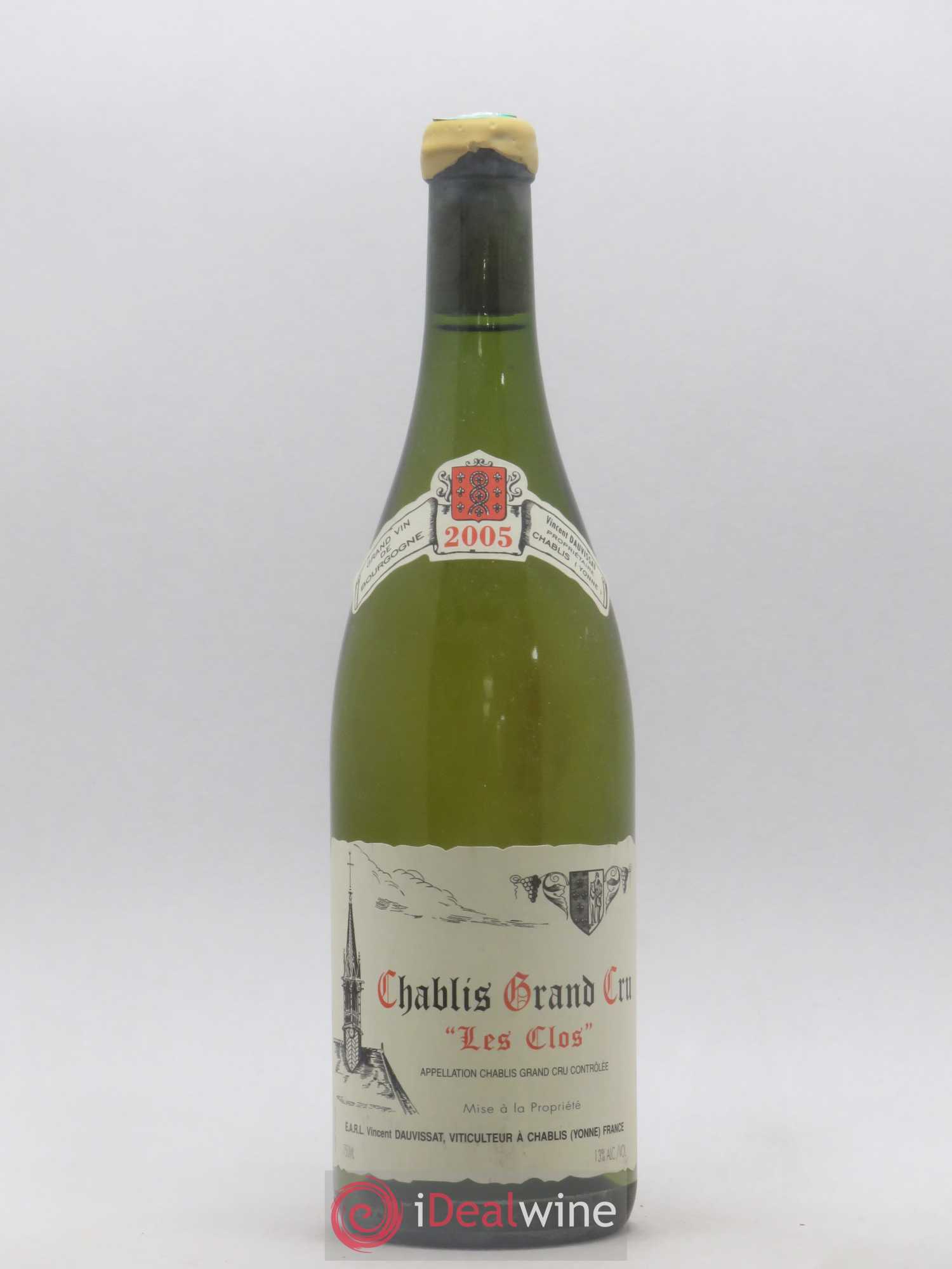 Chablis Grand Cru Les Clos Vincent Dauvissat (Domaine) 2005 - Lot de 1 bouteille - 0