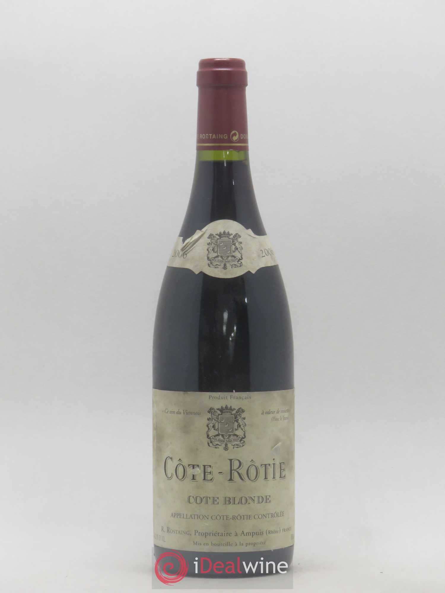 Côte-Rôtie Côte Blonde René Rostaing 2006 - Posten von 1 Flasche - 0