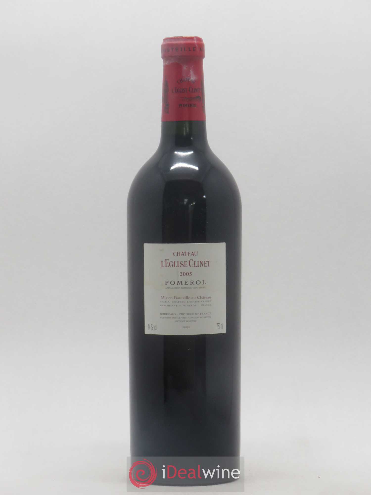 Château l' Église Clinet 2005 - Lot de 1 bouteille - 1