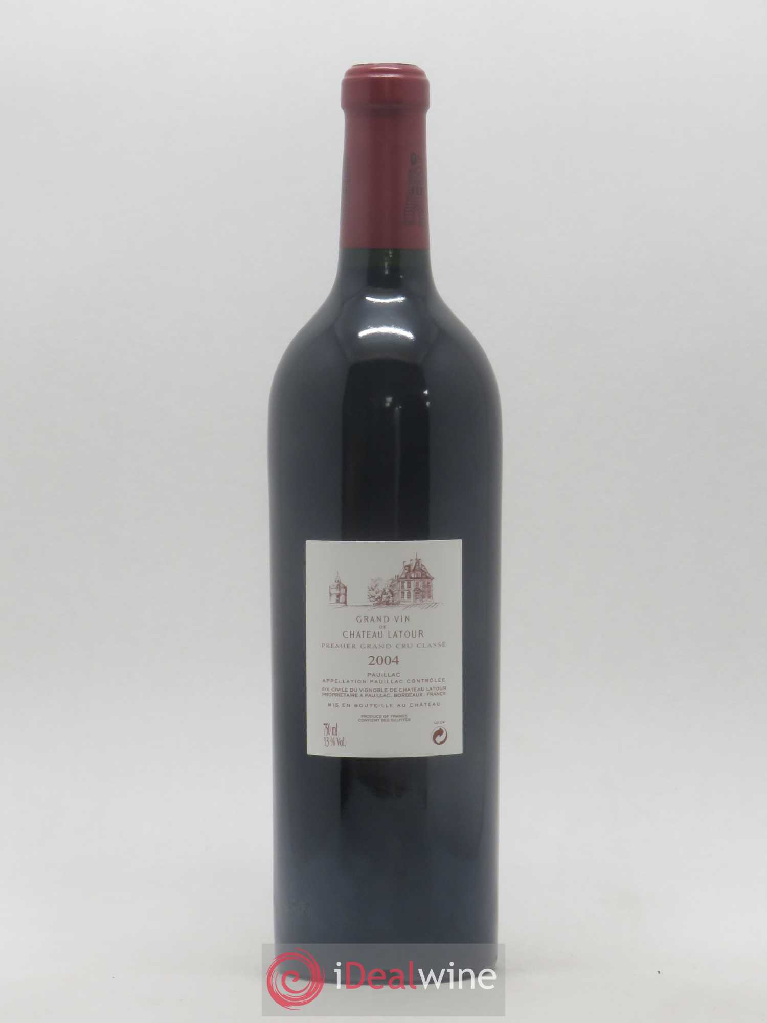Château Latour 1er Grand Cru Classé 2004 - Lot de 1 bouteille - 1