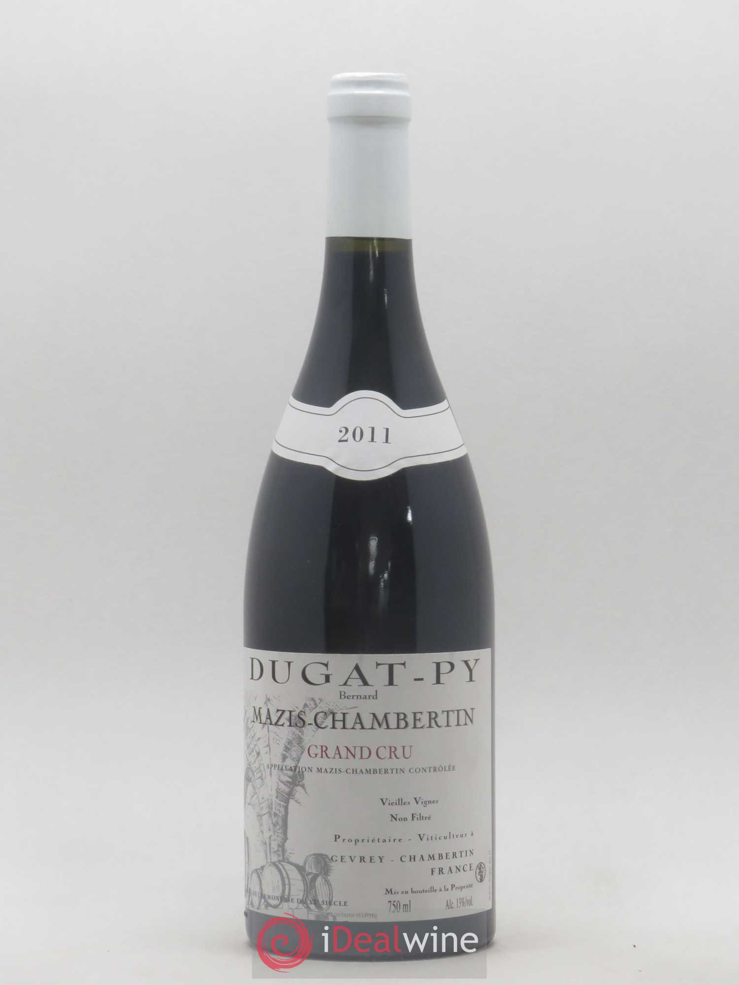 Mazis-Chambertin Grand Cru Vieilles Vignes Dugat-Py 2011 - Lot de 1 bouteille - 0