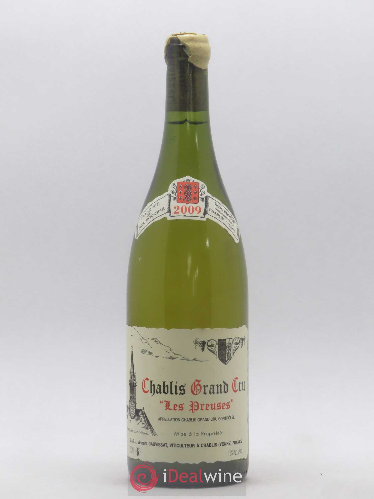 Chablis Grand Cru Les Preuses Vincent Dauvissat (Domaine) 2009 - Lot de 1 bouteille - 0