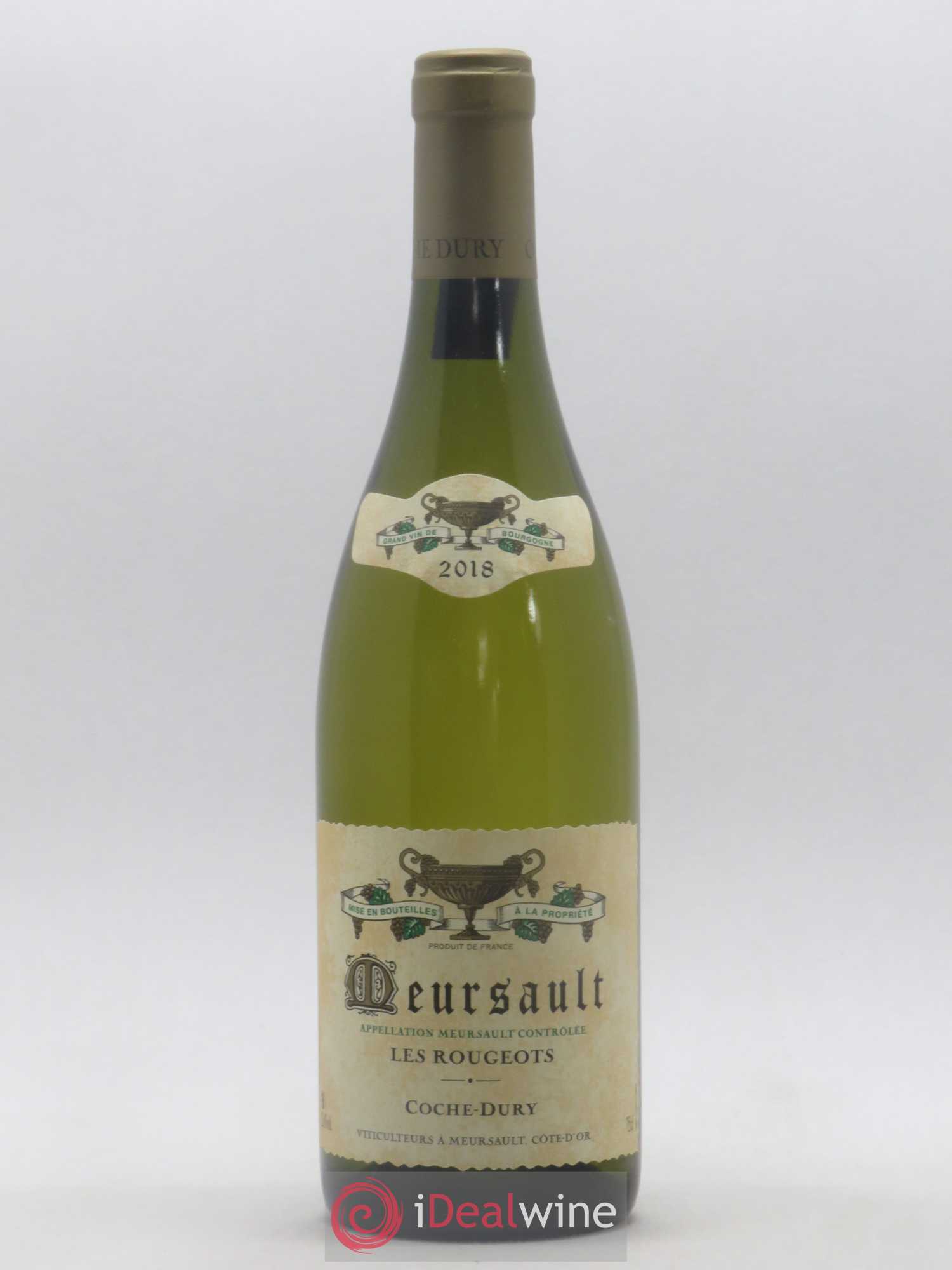 Meursault Les Rougeots Coche Dury (Domaine) 2018 - Lot de 1 bouteille - 0
