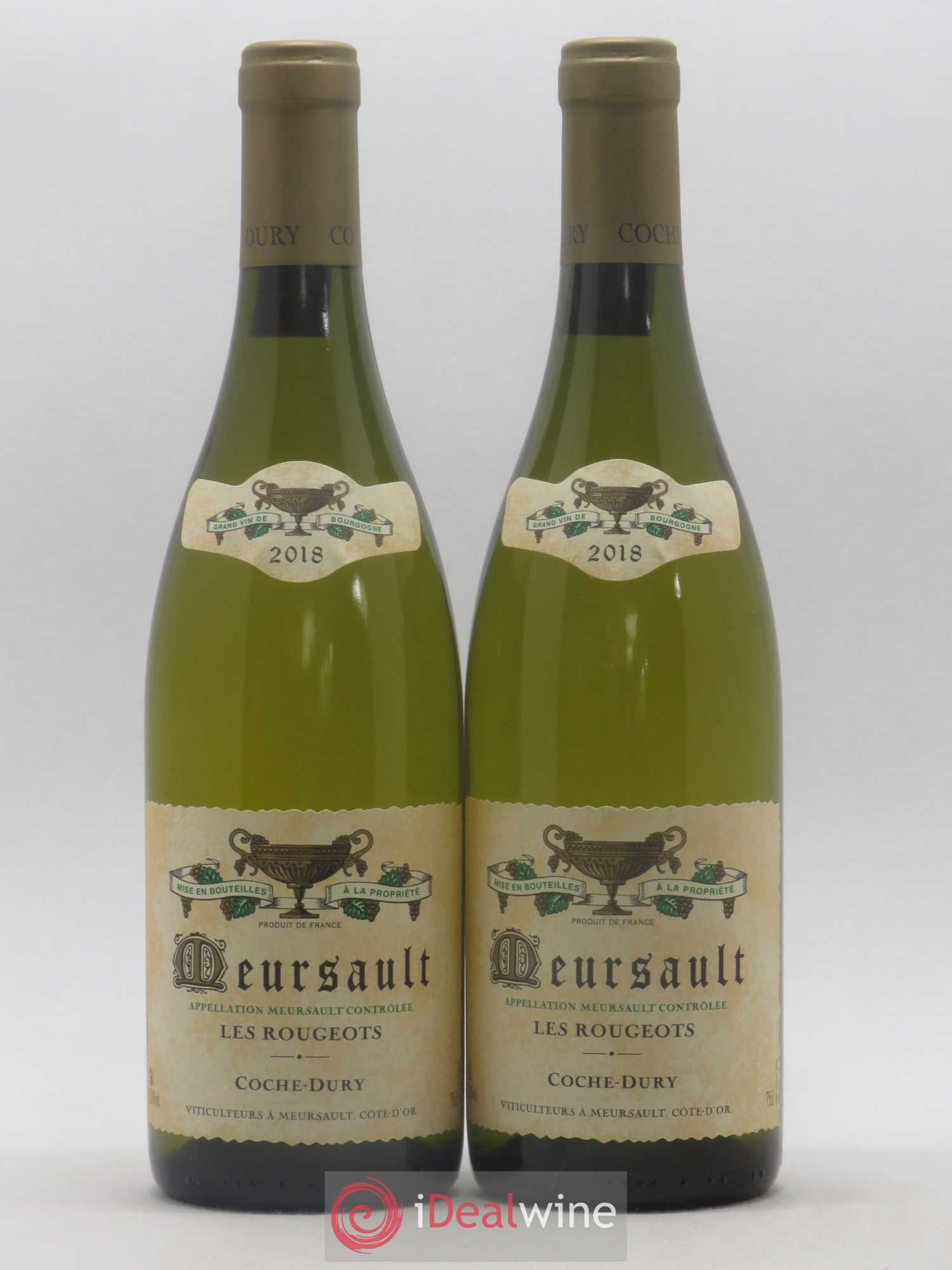 Meursault Les Rougeots Coche Dury (Domaine) 2018 - Lot de 2 bouteilles - 0