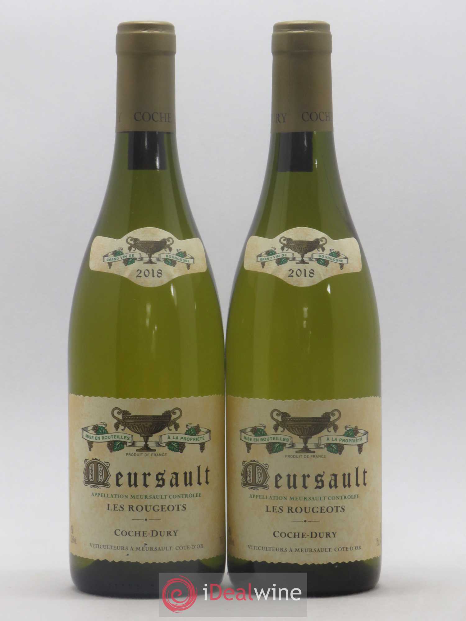Meursault Les Rougeots Coche Dury (Domaine) 2018 - Lot de 2 bouteilles - 0