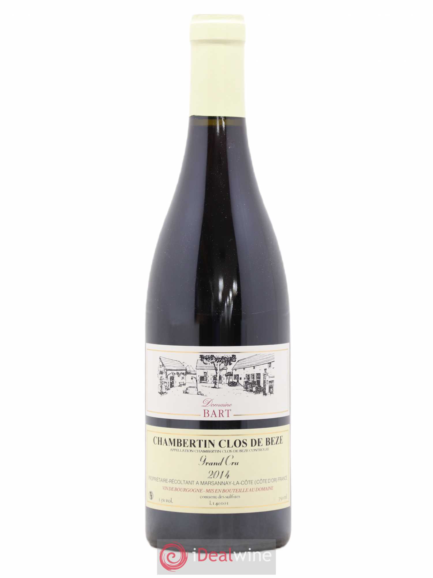 Chambertin Clos de Bèze Grand Cru Bart (Domaine) 2014 - Lot de 1 bouteille - 0
