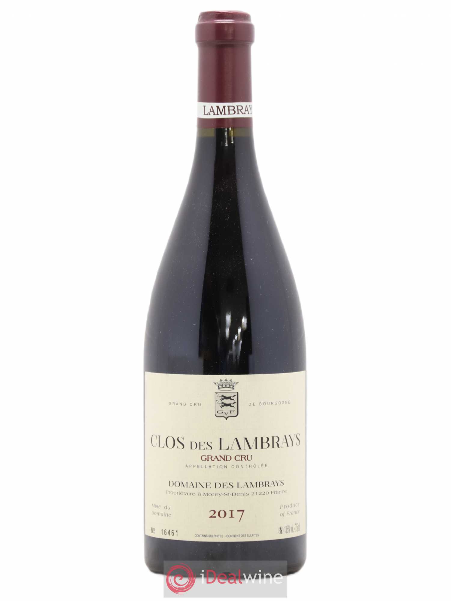 Clos des Lambrays Grand Cru Domaine des Lambrays 2017 - Lot de 1 bouteille - 0