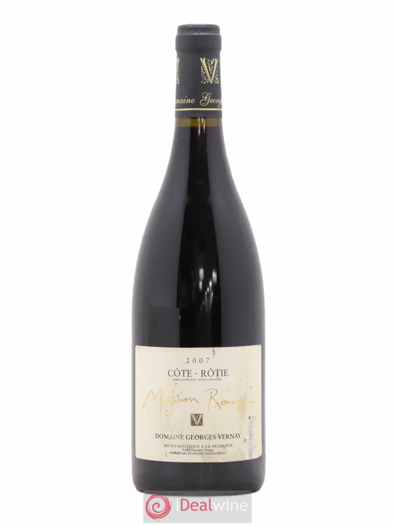Côte-Rôtie Maison Rouge Georges Vernay 2007 - Lot de 1 bouteille - 0