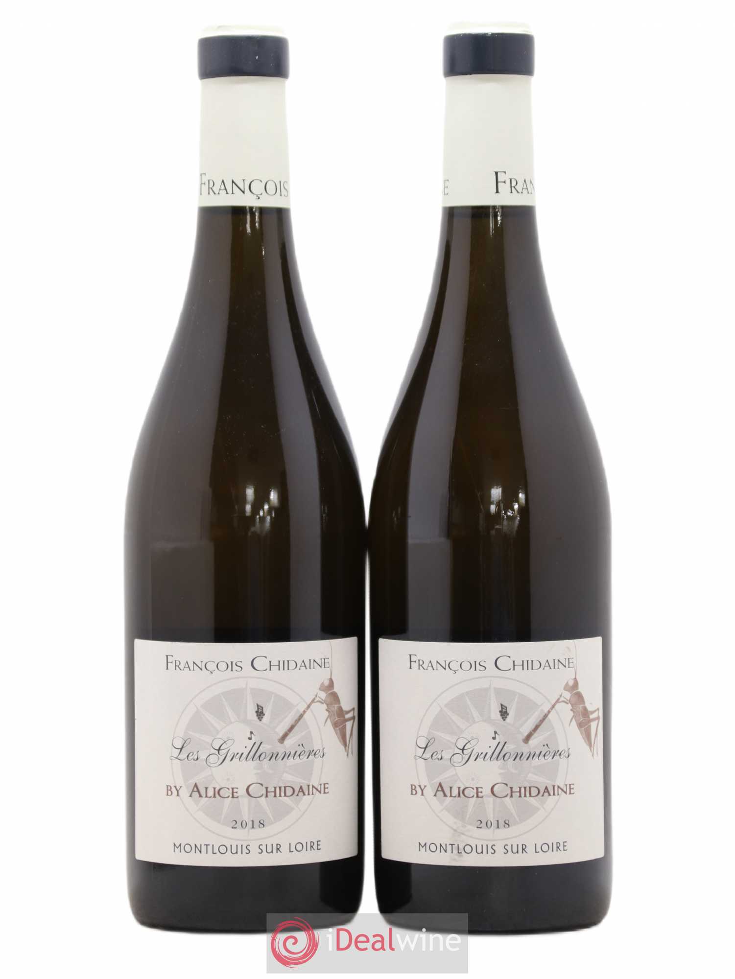 Montlouis-sur-Loire Les Grillonnieres Francois Chidaine 2018 - Posten von 2 Flaschen - 0