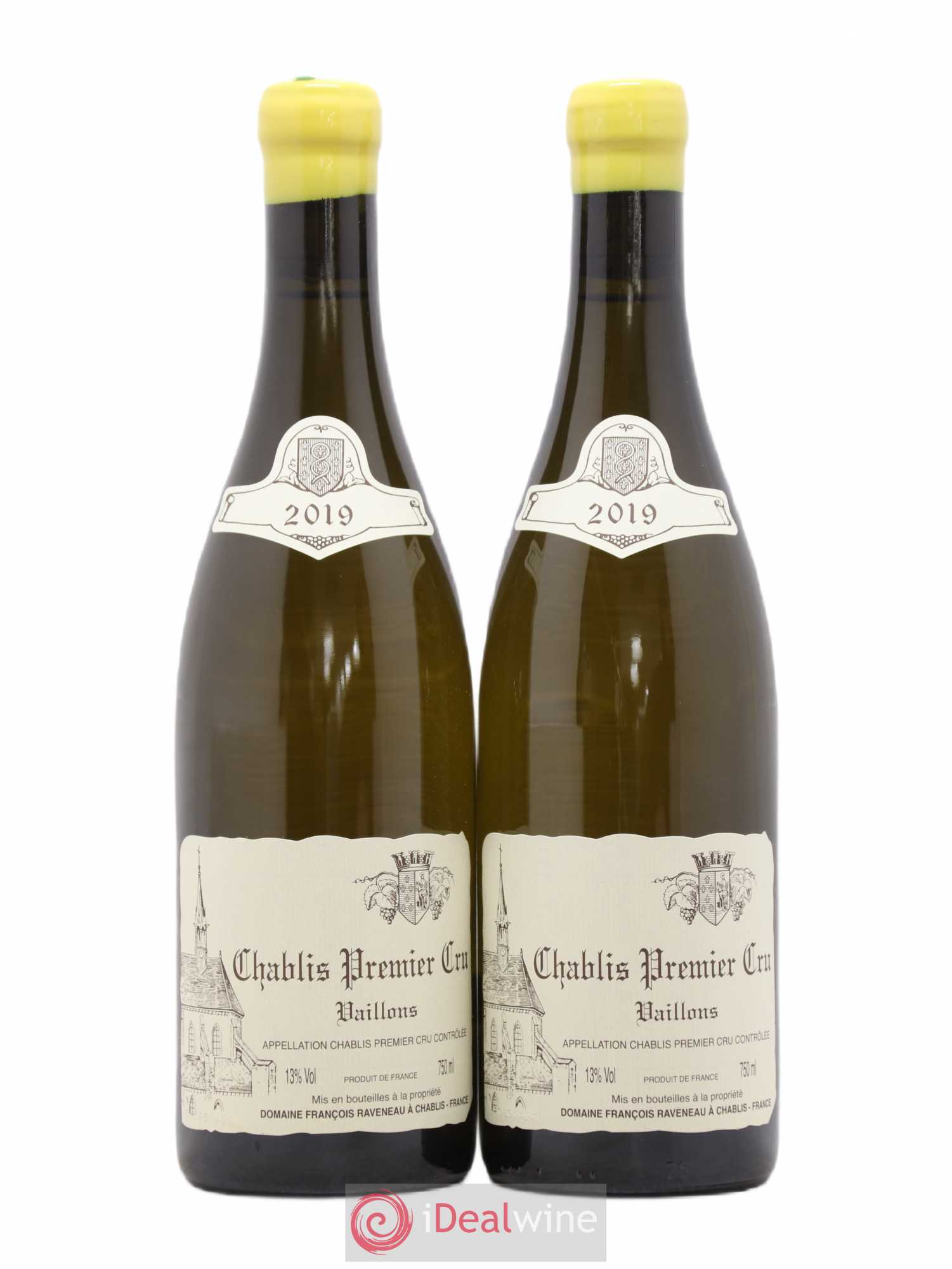 Chablis 1er Cru Vaillons Raveneau (Domaine) 2019 - Lot de 2 bouteilles - 0