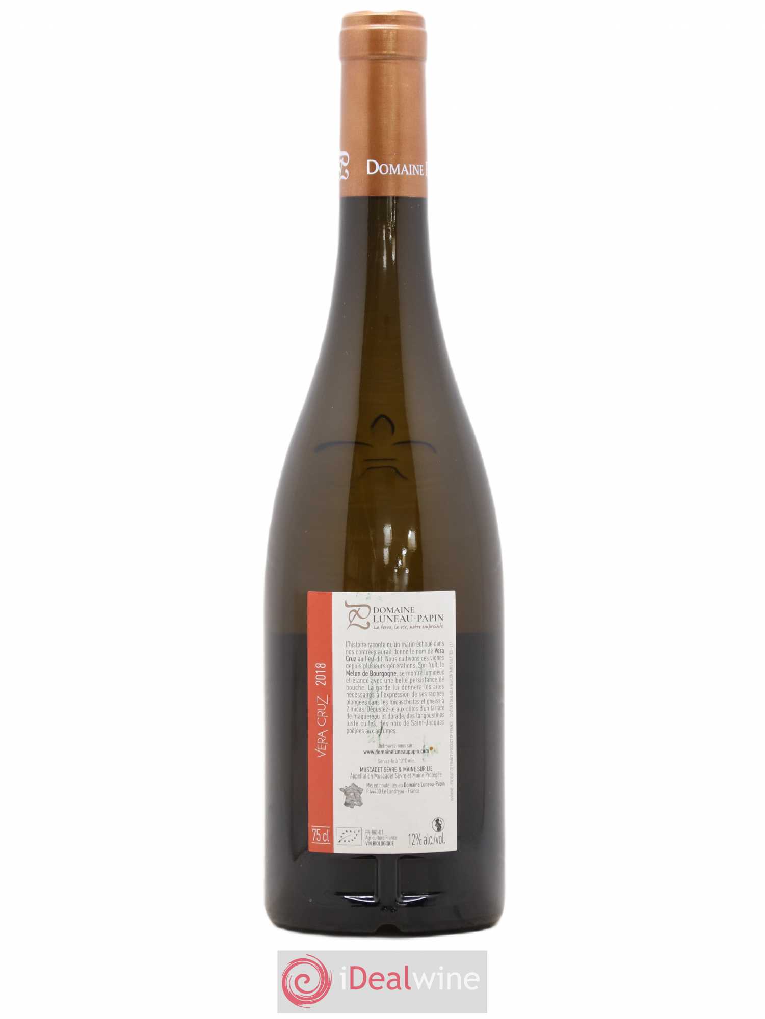 Muscadet-Sèvre-et-Maine Vera Cruz Luneau-Papin 2018 - Lot de 1 bouteille - 1