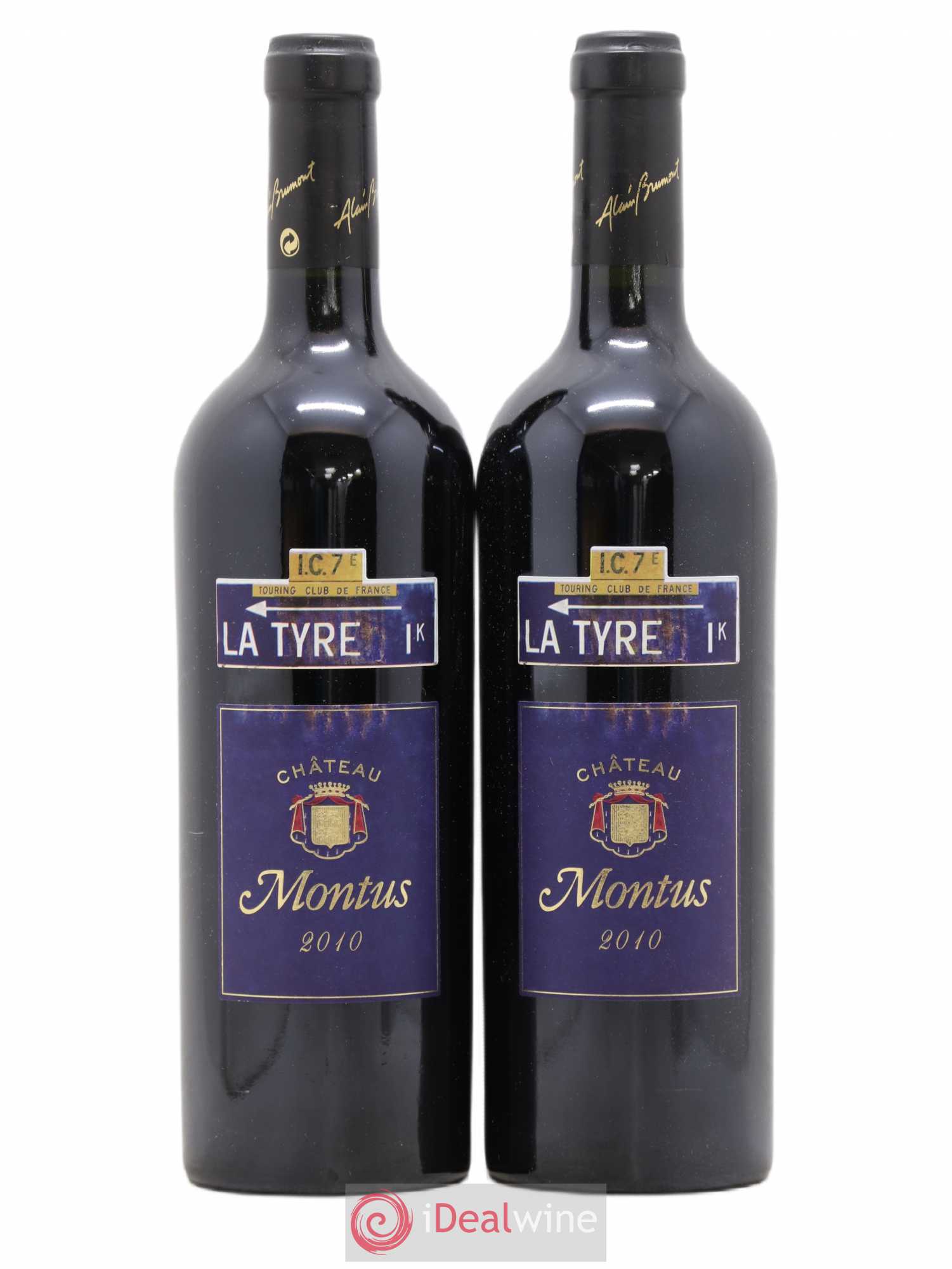 Madiran Château Montus-La Tyre Alain Brumont 2010 - Lot de 2 bouteilles - 0
