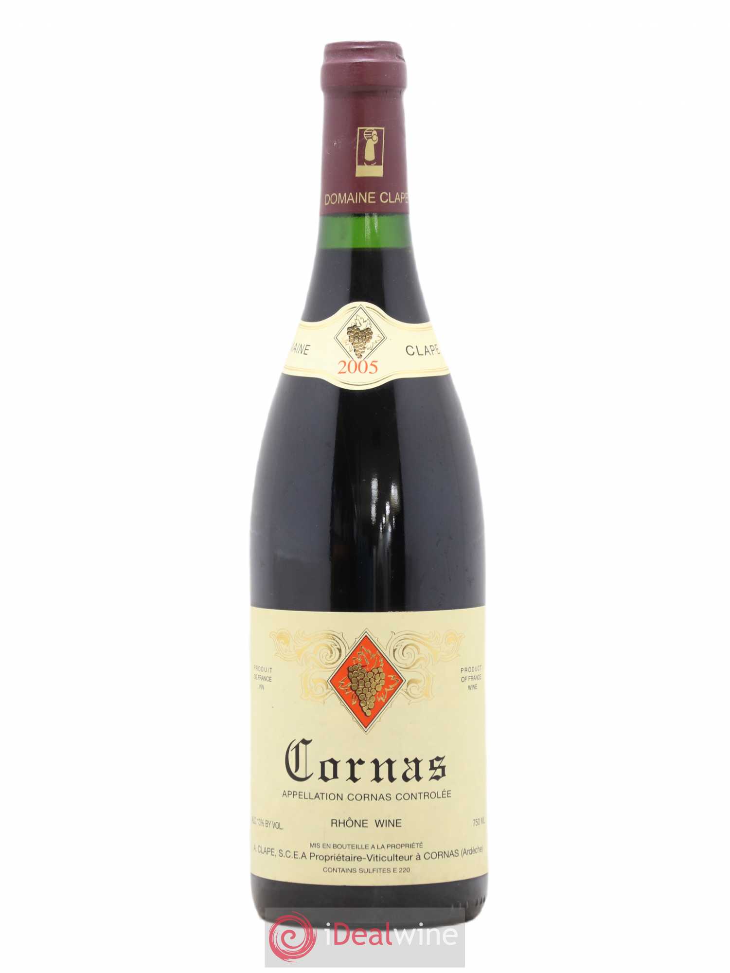 Cornas Auguste Clape 2005 - Lot de 1 bouteille - 0