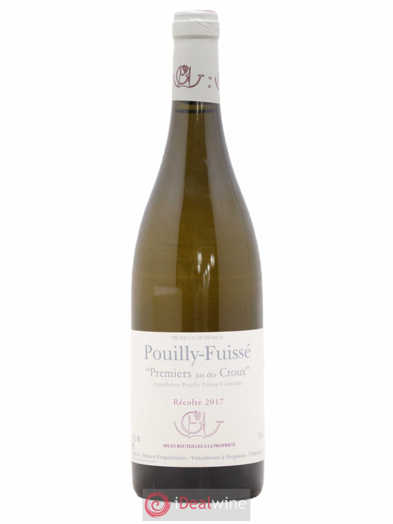 Pouilly-Fuissé 1er Jus des Croux Guffens-Heynen 2017 - Posten von 1 Flasche - 0