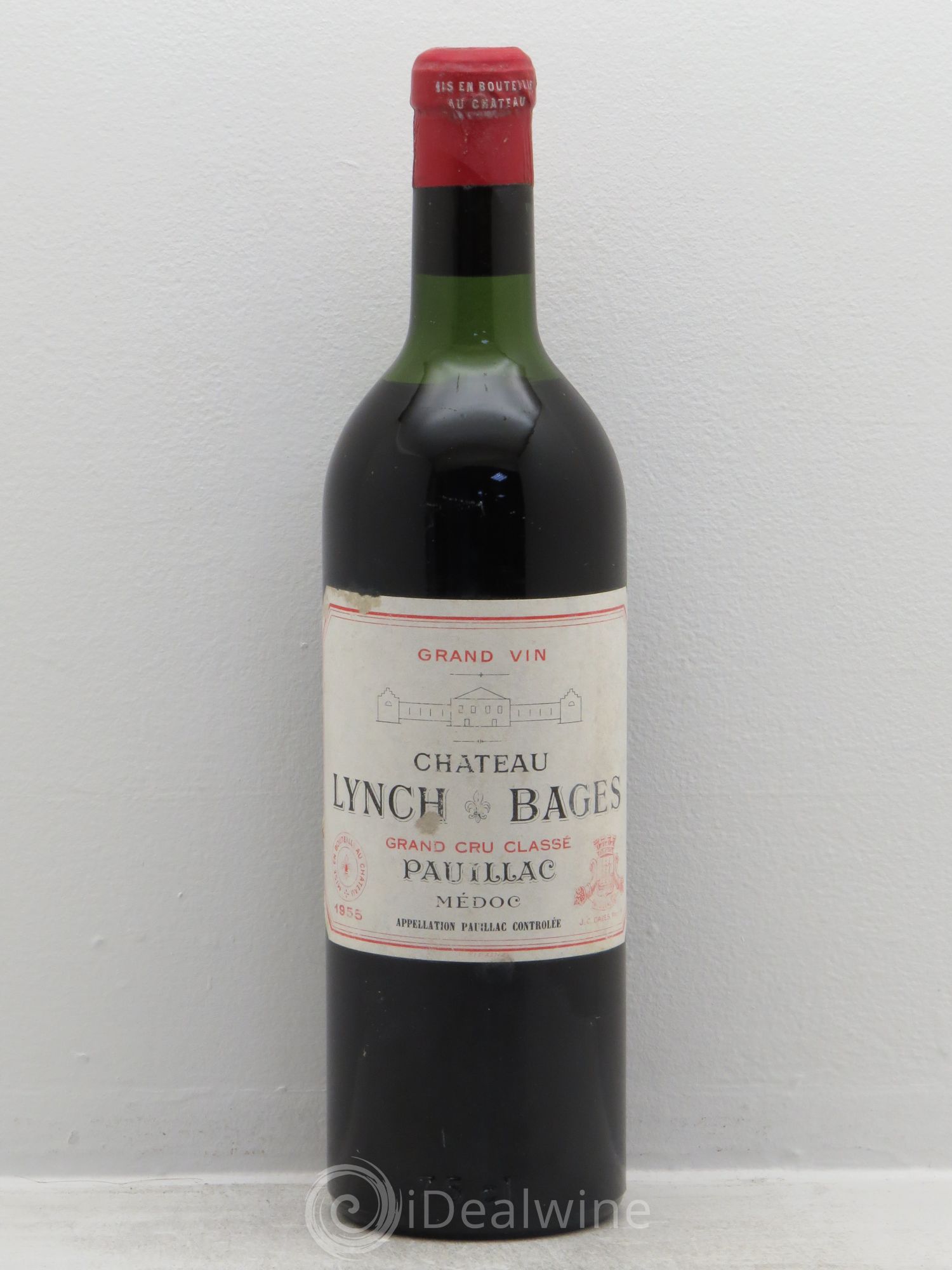 Château Lynch Bages 5ème Grand Cru Classé 1955 - Lot de 1 bouteille - 0