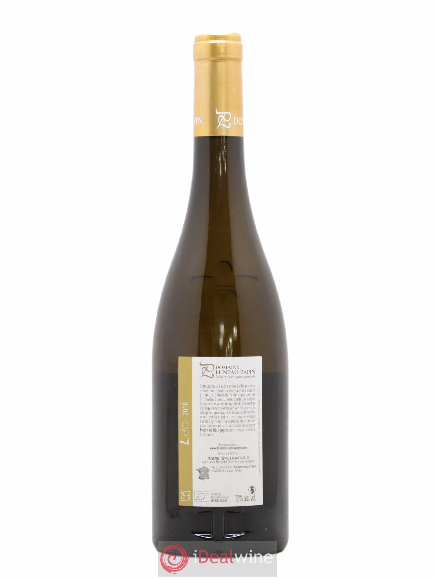 Muscadet-Sèvre-et-Maine L D'Or Luneau-Papin 2018 - Lot de 1 bouteille - 1